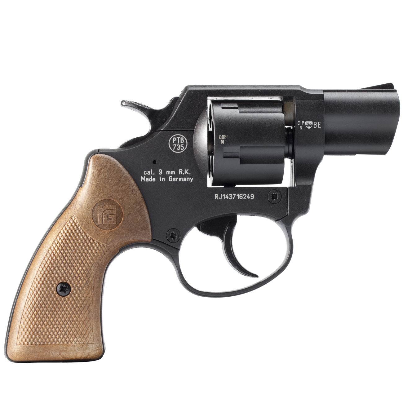 Rhm RG 59 Schreckschuss-Revolver 9mm R.K. brniert Holzoptik Bild 1