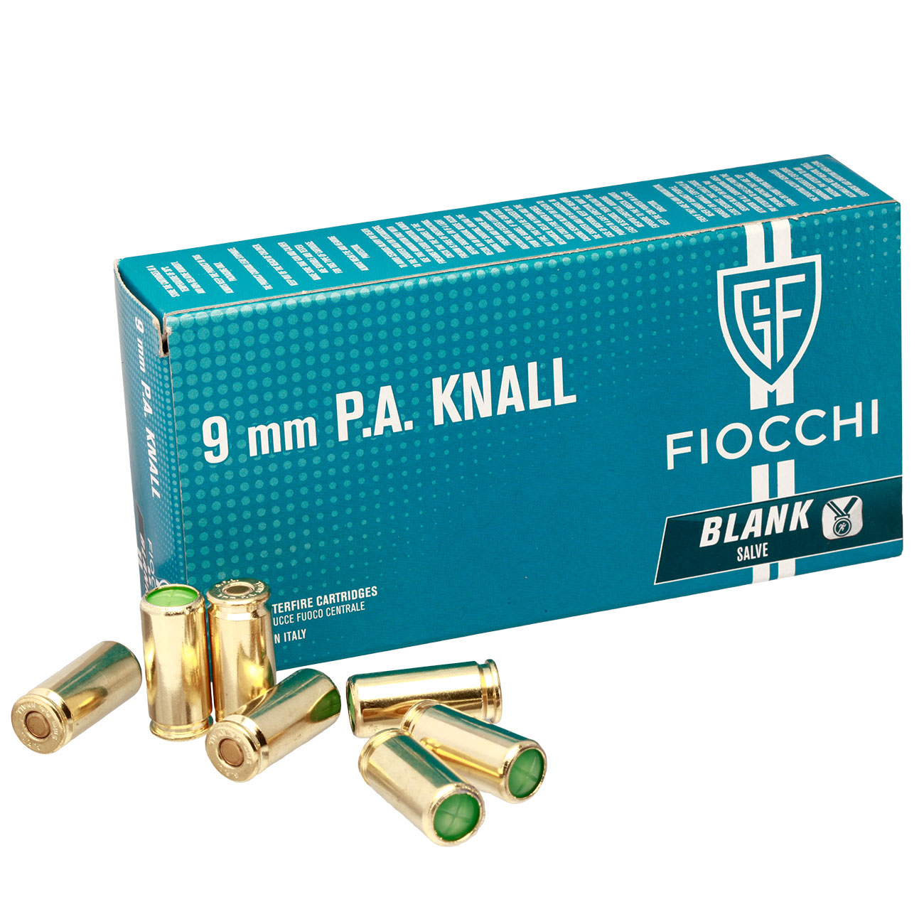 Fiocchi Platzpatronen 9mm P.A.K. 50 Schuss