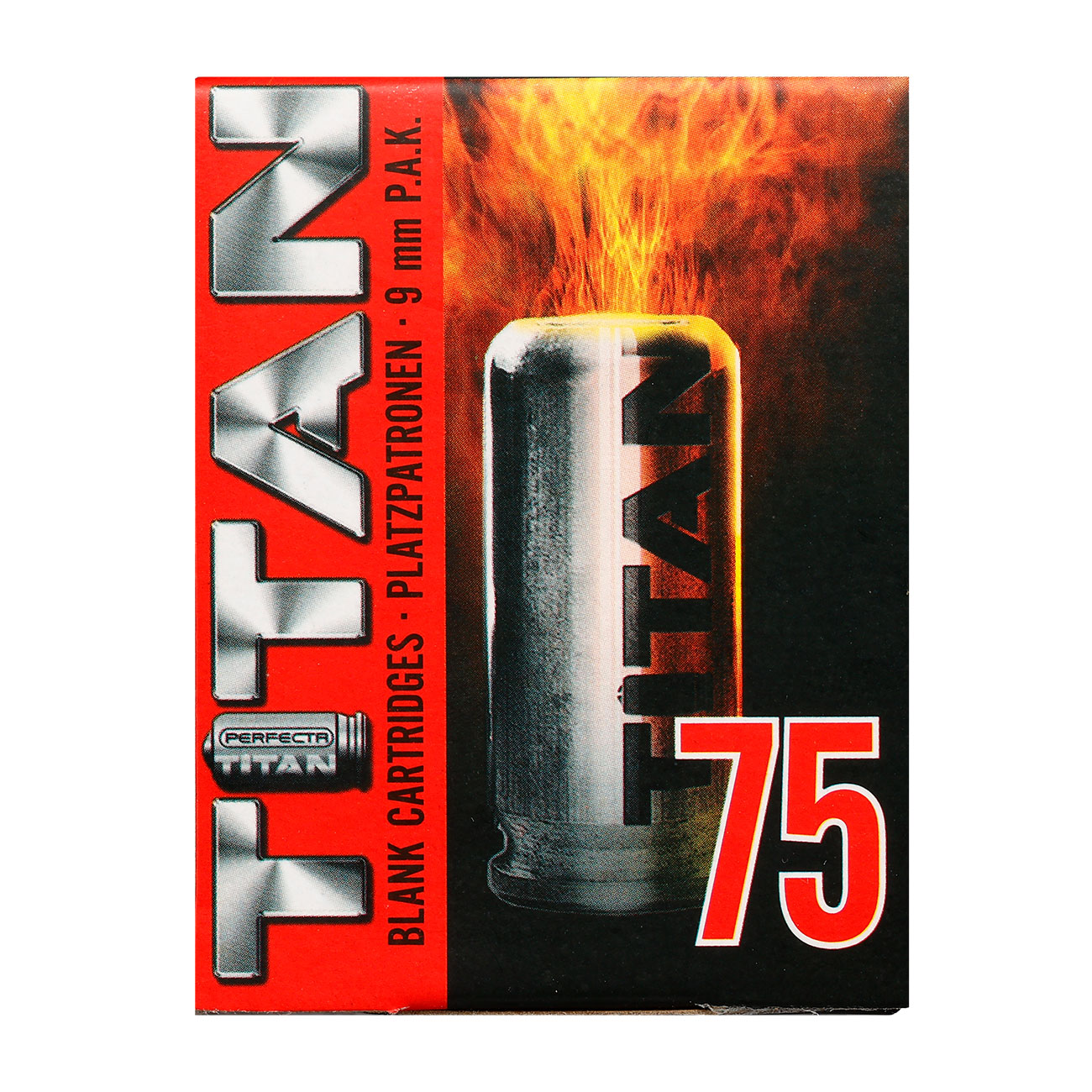 Perfecta Titan Knallpatronen 9mm P.A.K. 75 Stck Bild 3