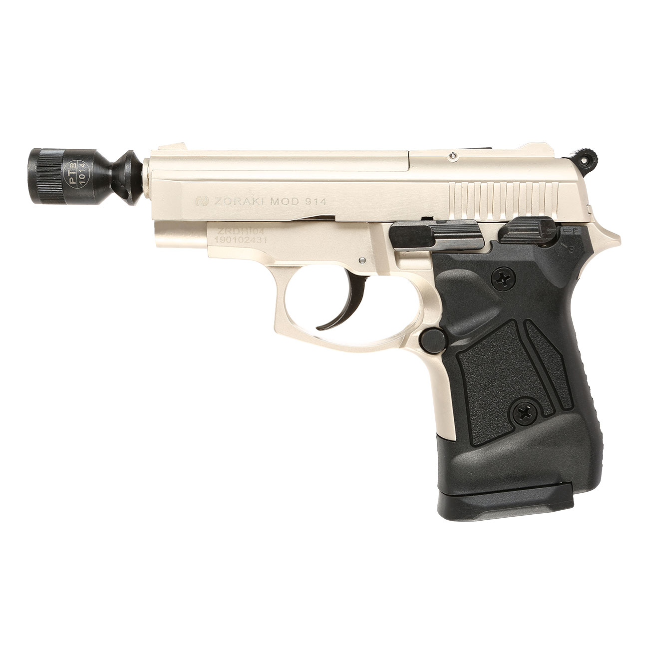 Zoraki 914 satina Schreckschuss Pistole 9mm P.A.K Bild 1