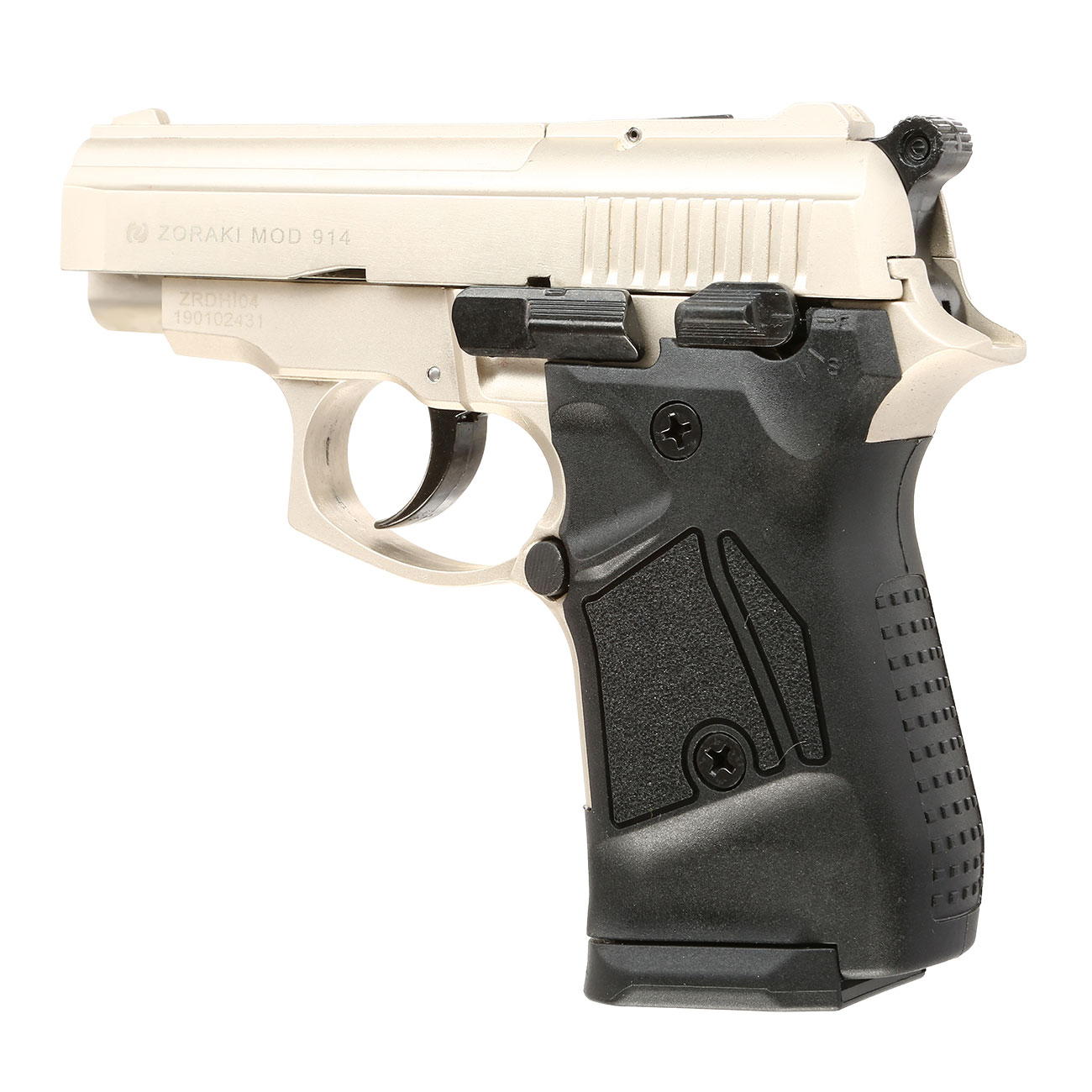 Zoraki 914 satina Schreckschuss Pistole 9mm P.A.K Bild 1