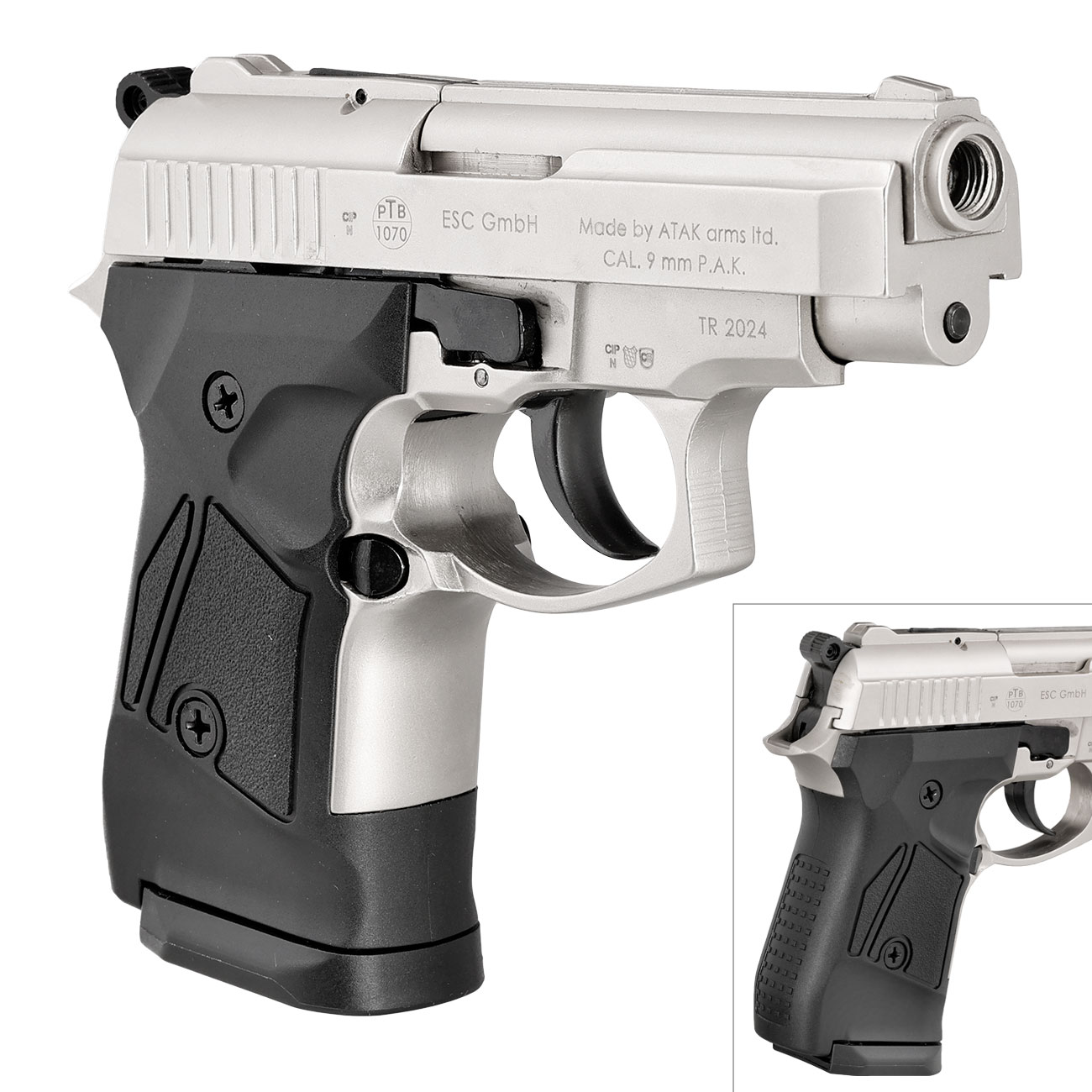 Zoraki 914 satina Schreckschuss Pistole 9mm P.A.K Bild 9