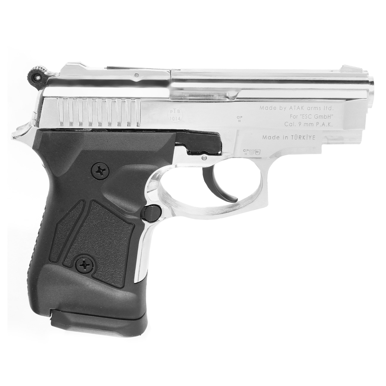 Zoraki 914 chrom Schreckschuss Pistole 9mm P.A.K. Bild 1