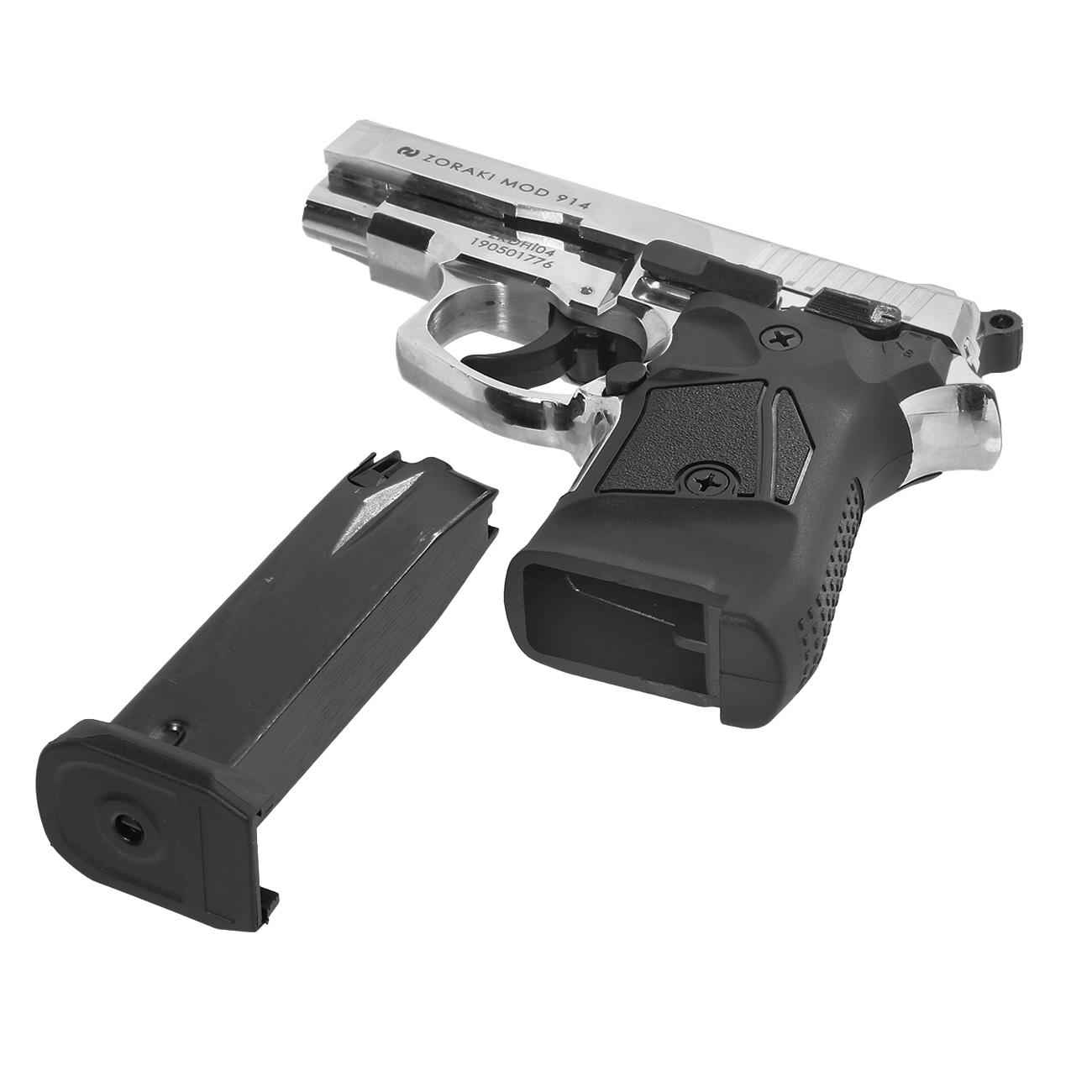 Zoraki 914 chrom Schreckschuss Pistole 9mm P.A.K. Bild 1