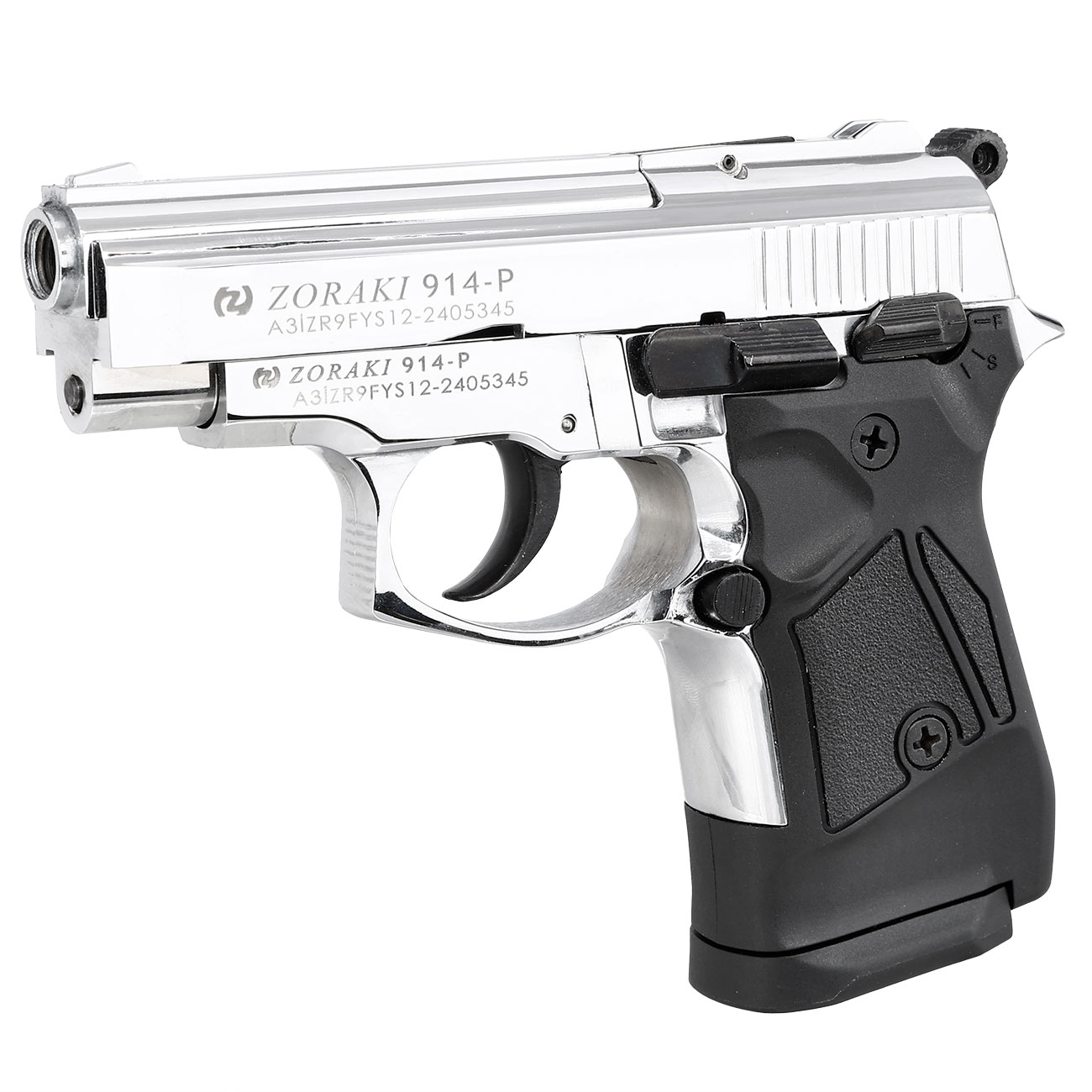 Zoraki 914 chrom Schreckschuss Pistole 9mm P.A.K. Bild 2