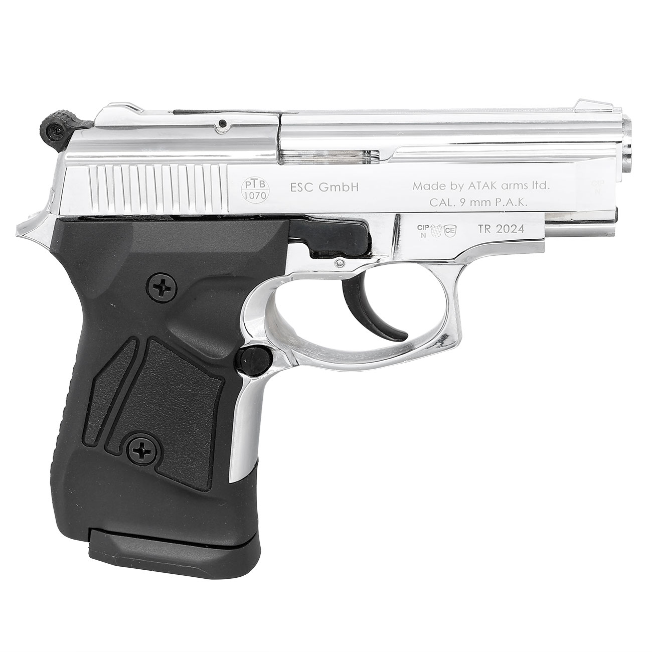 Zoraki 914 chrom Schreckschuss Pistole 9mm P.A.K. Bild 3