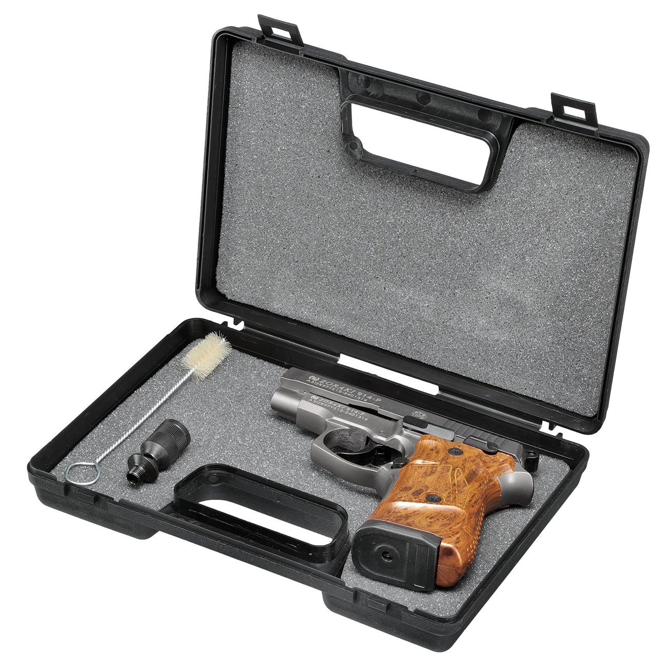 Zoraki 914 Schreckschuss Pistole 9mm P.A.K. titan Holzoptik Bild 4