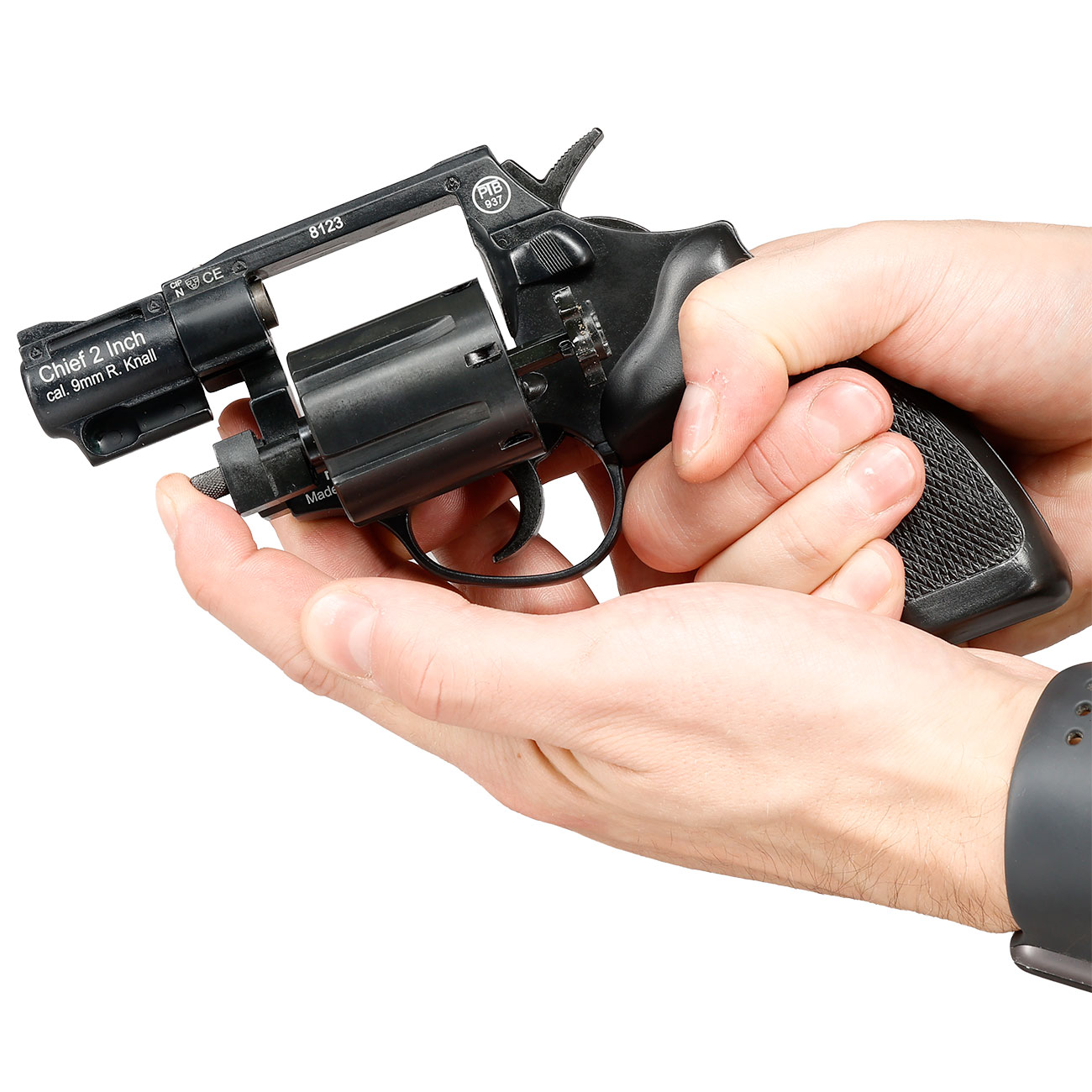 Record Chief 2 Zoll Schreckschuss Revolver Kal. 9 mm R.K. schwarz Bild 6