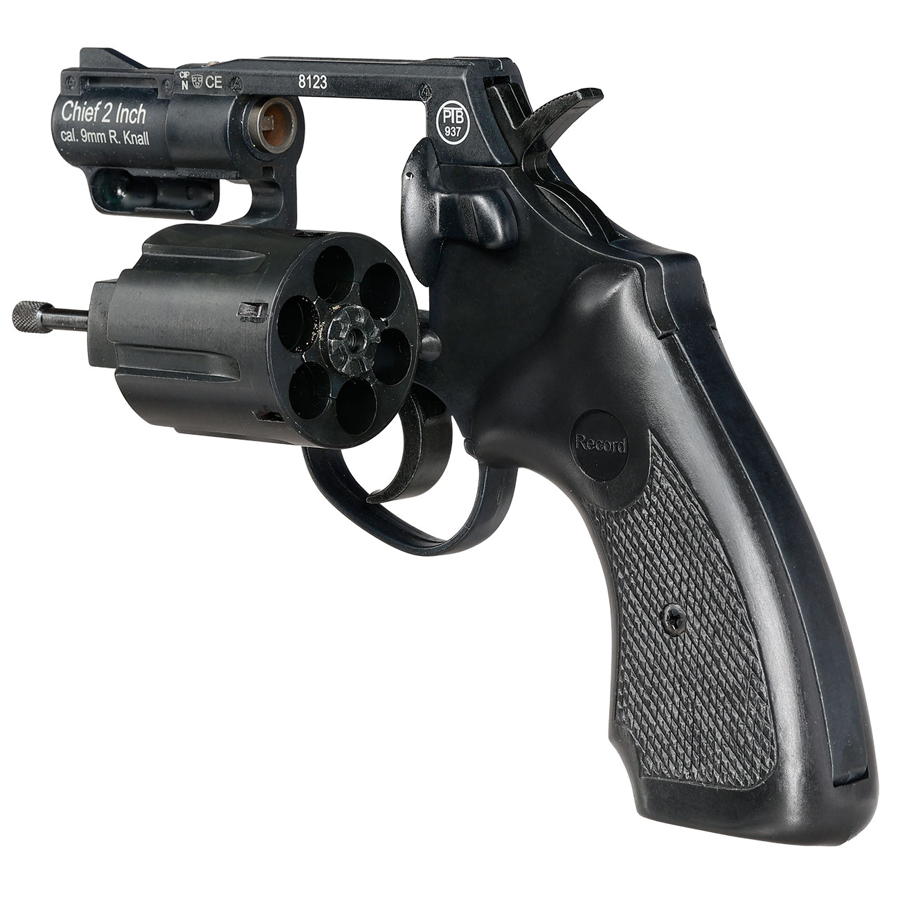 Record Chief 2 Zoll Schreckschuss Revolver Kal. 9 mm R.K. schwarz Bild 7