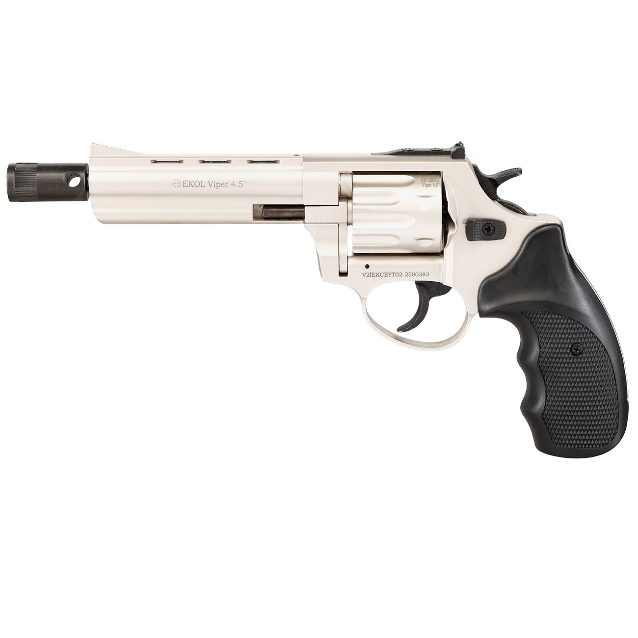 Ekol Viper 4,5 Zoll Schreckschuss Revolver vernickelt 9 mm R.K. Bild 9