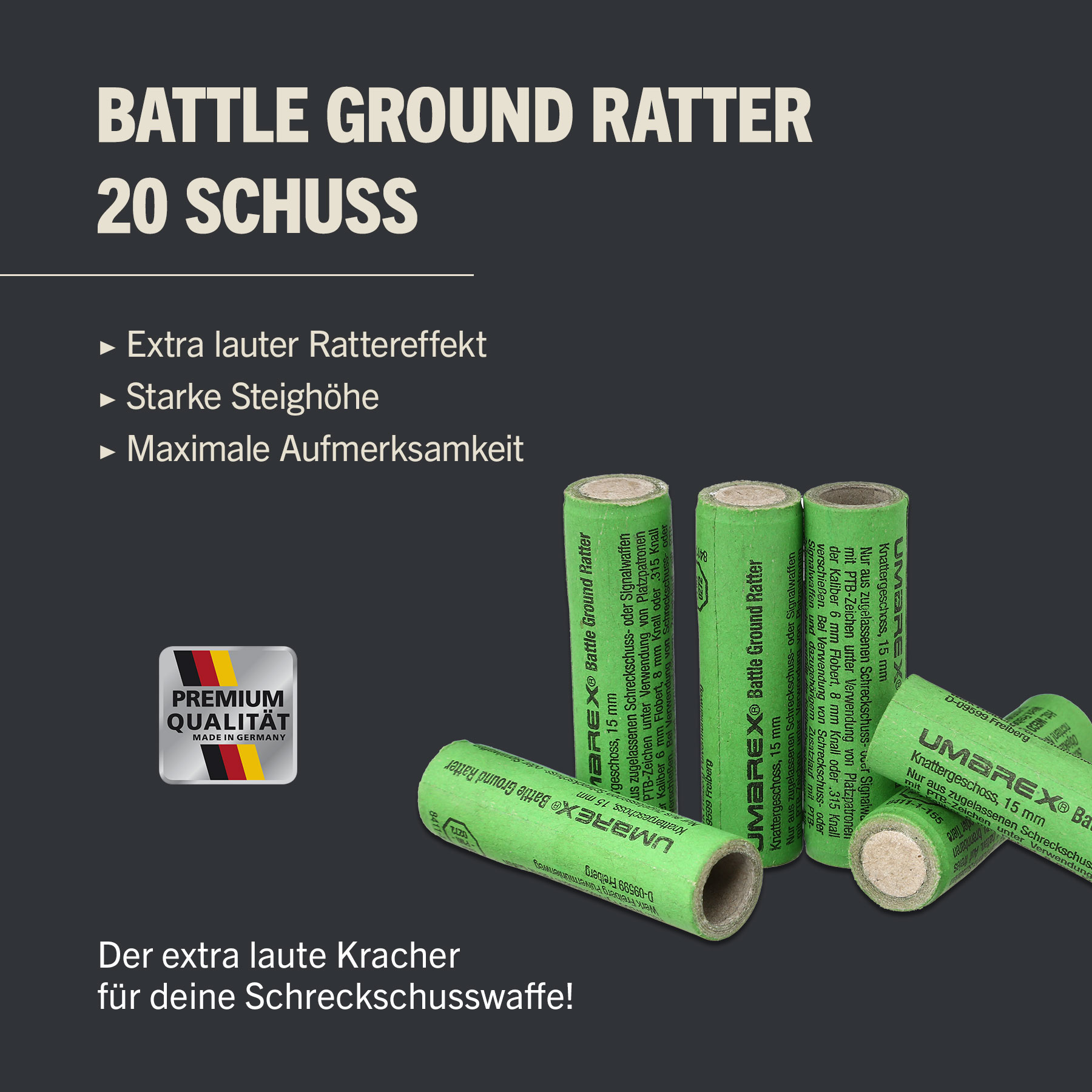 Battle Ground Ratter Raketengeschosse 20 Stück Bild 1