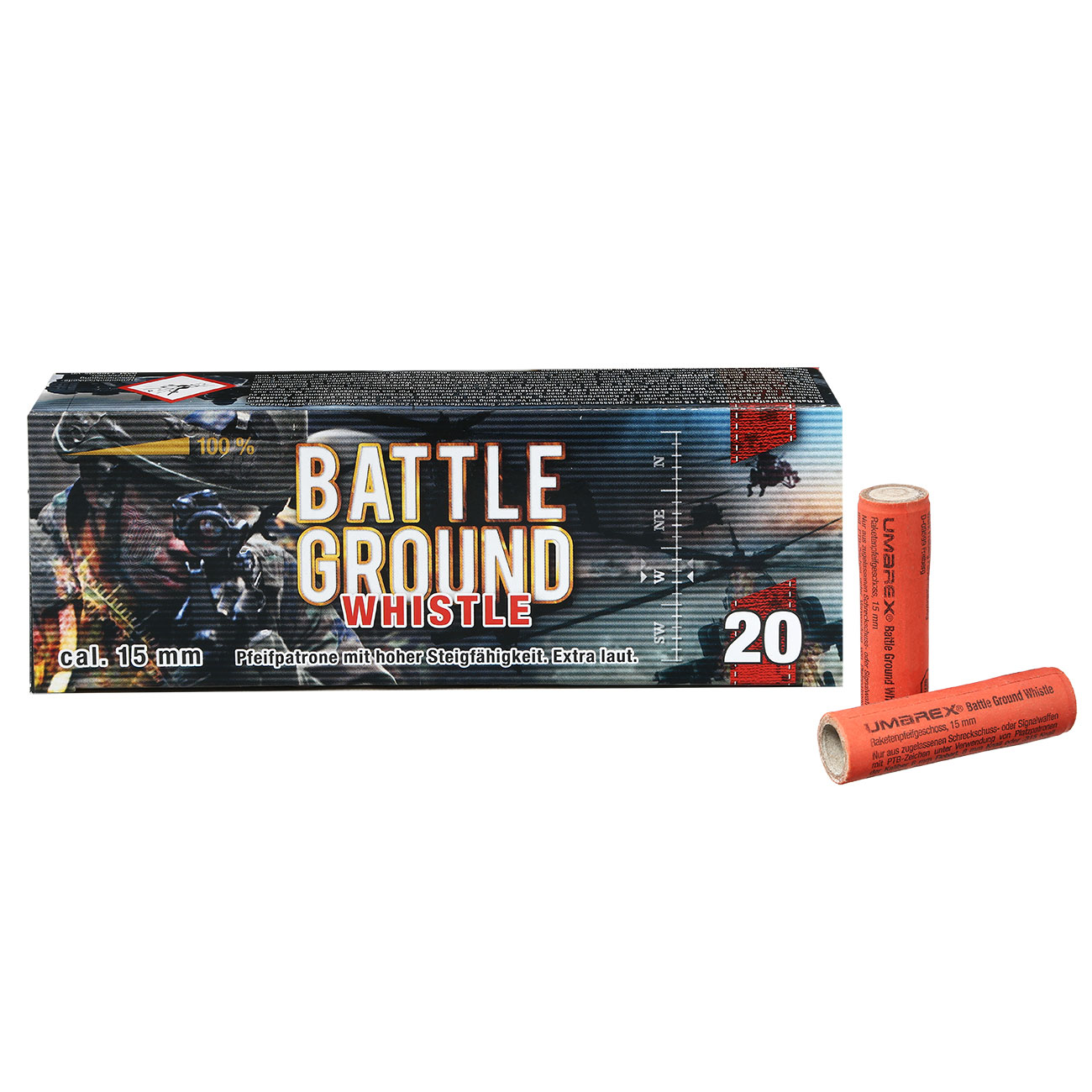 Battle Ground Whistle Raketenpfeifgeschosse 20 Stück Bild 1