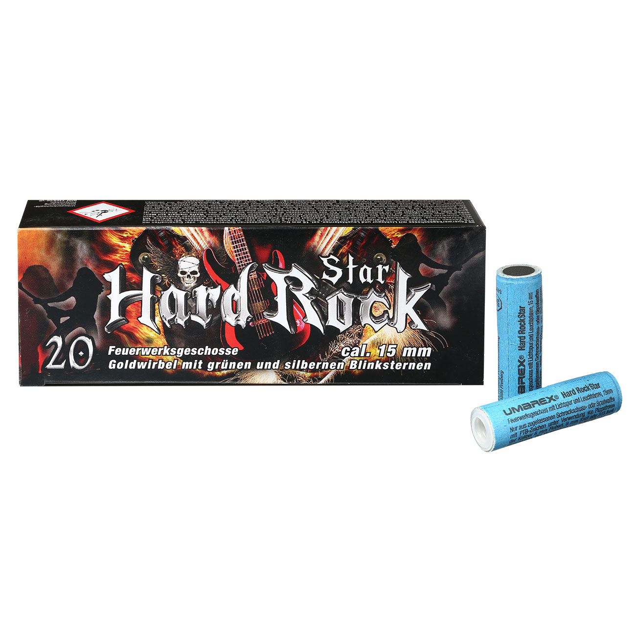 Hard Rock Star Feuerwerksterne Signaleffekte 20 Stck Bild 1