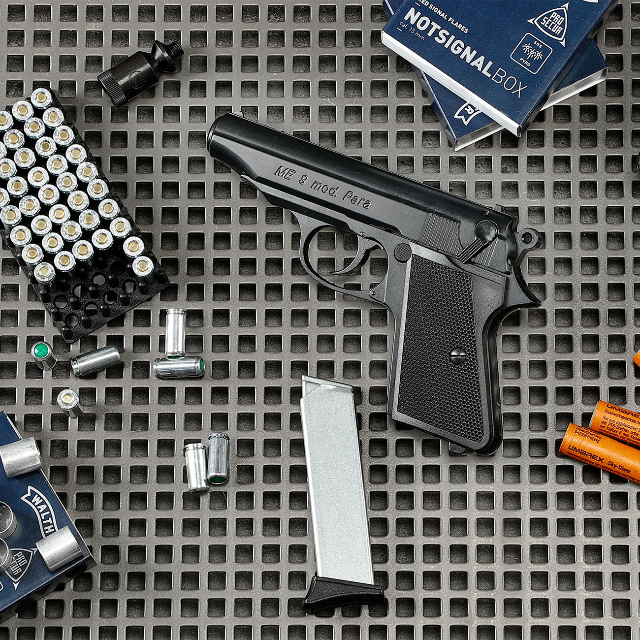 ME 9 Para Schreckschuss Pistole 9mm P.A.K. schwarz brniert Bild 1