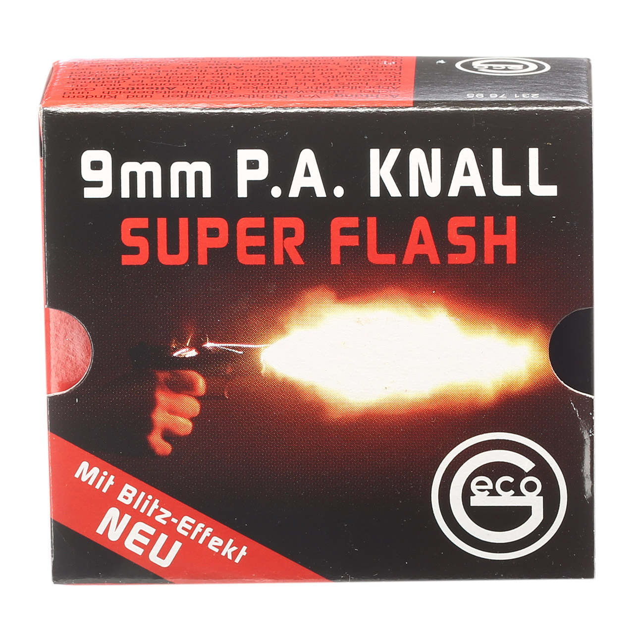 Geco 9mm P.A. Knallpatrone Super Flash 25 Stück Bild 1