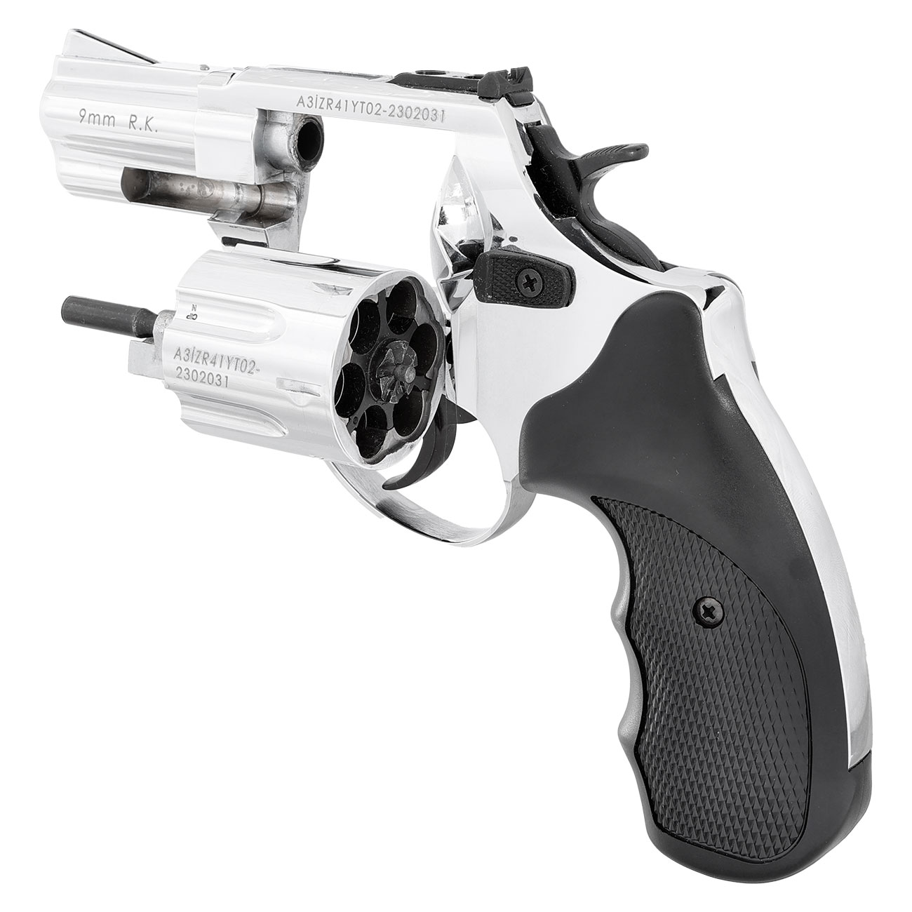 Zoraki R1 2,5 Zoll Schreckschuss-Revolver Kal. 9mm R.K. chrom Bild 7