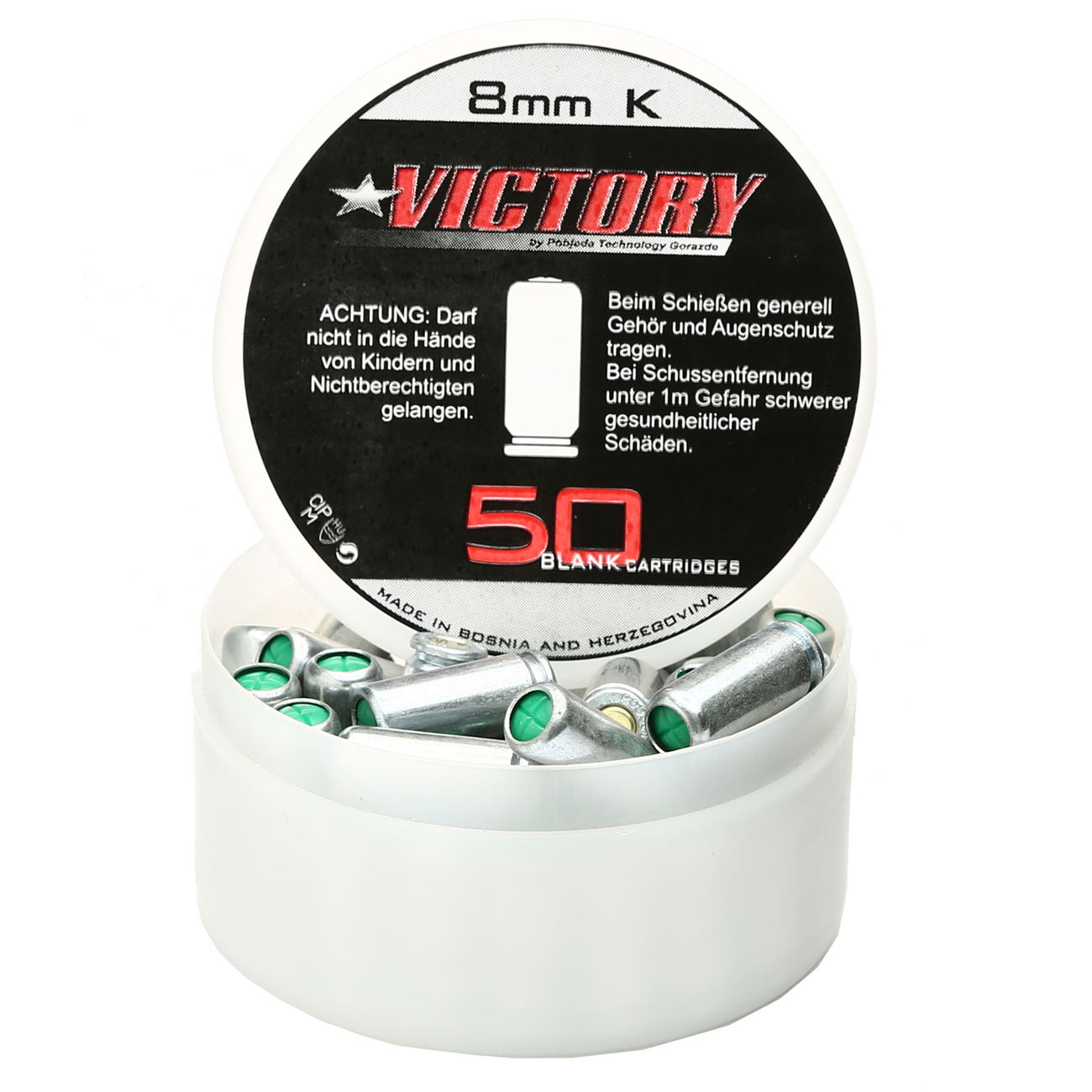 Victory Platzpatronen Kal. 8 mm P.A.K. 50 Stck