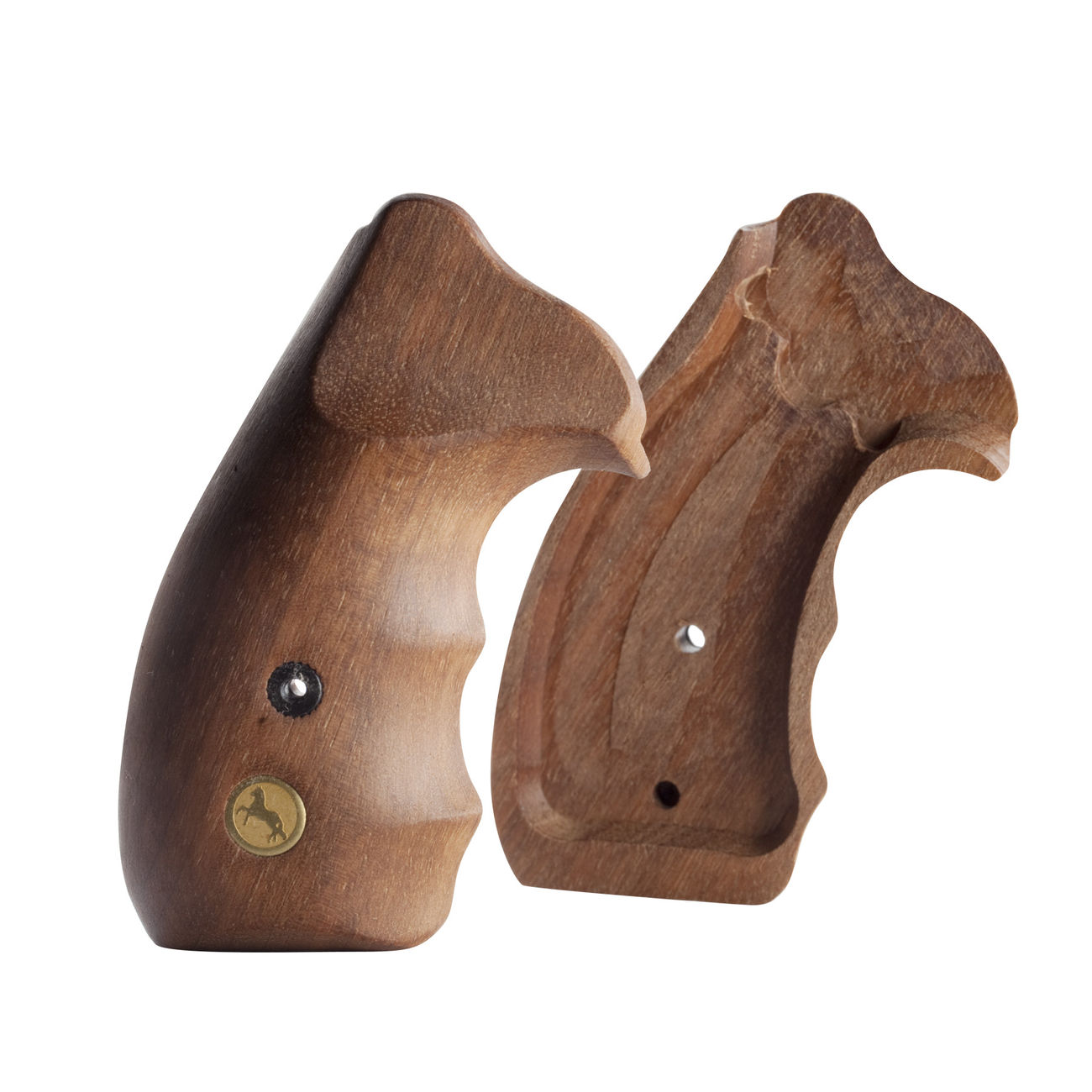 Holzgriffschalen für Colt Detective Special Schreckschuss Revolver Bild 1