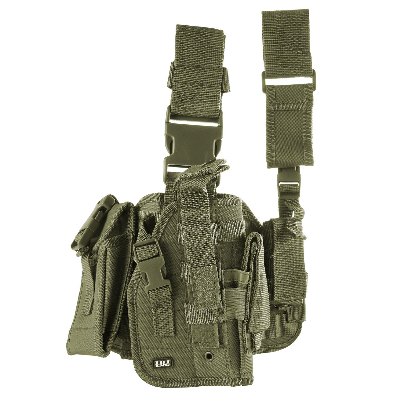 101 INC. Beinholster MOLLE rechts oliv Bild 1