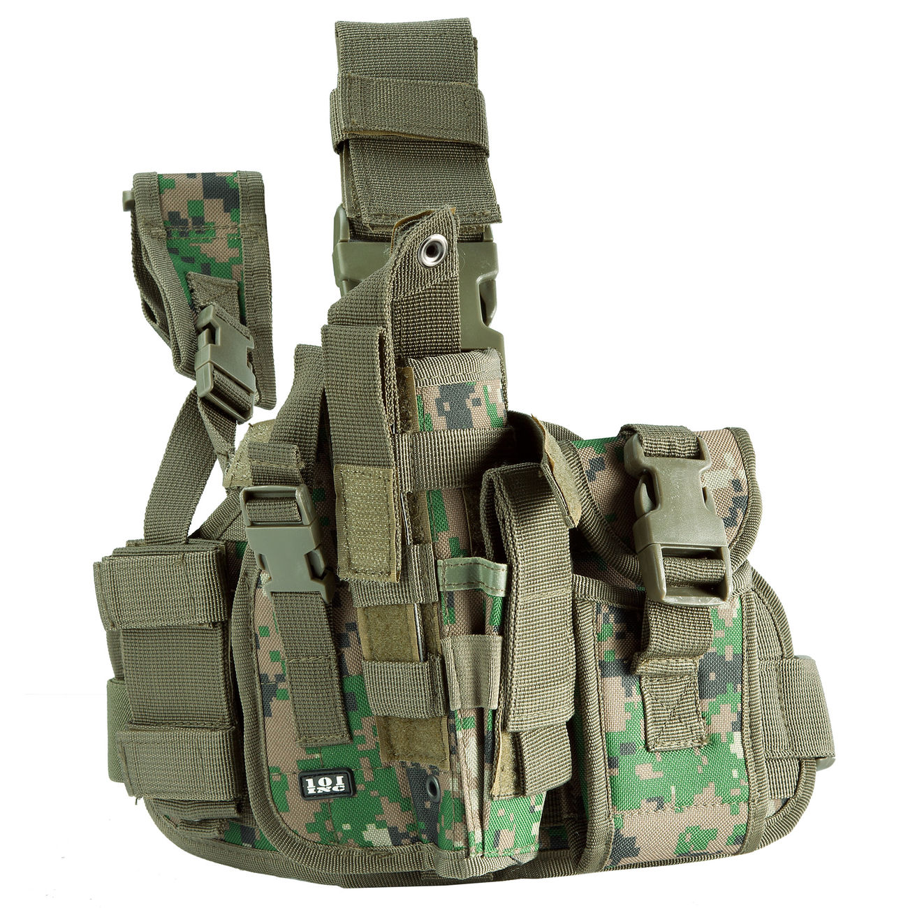 101 INC Beinholster MOLLE rechts digital camo Bild 1