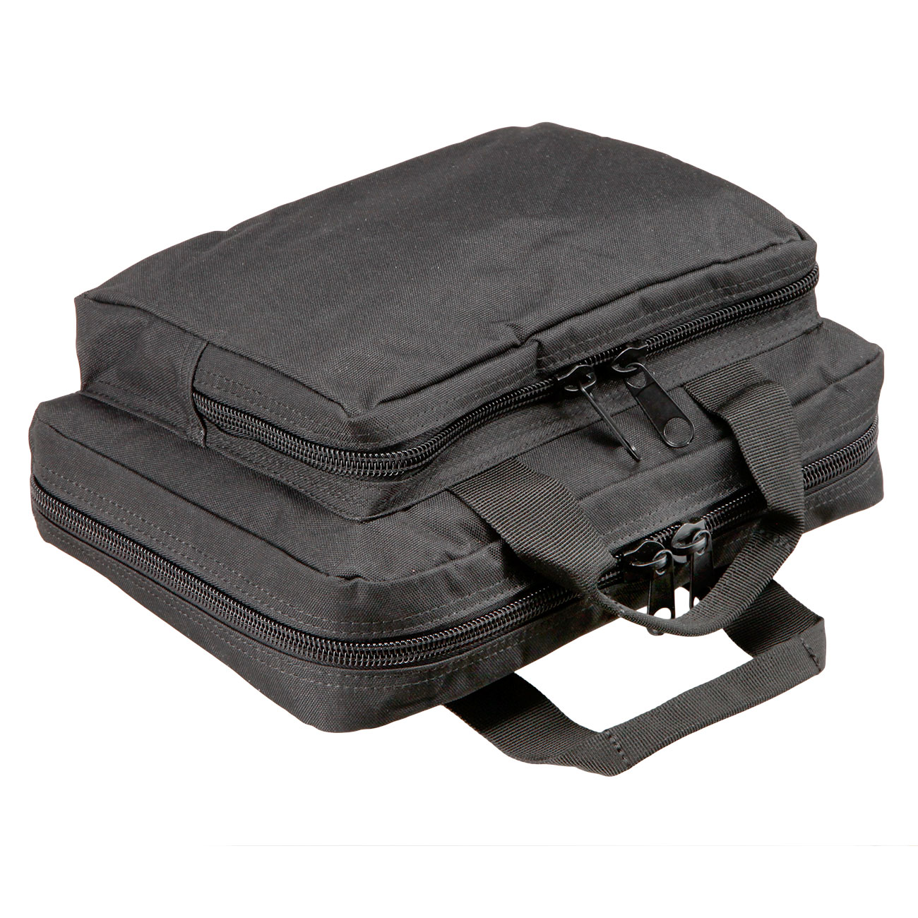 Coptex Doppel-Pistolentasche fr zwei Waffen mit Auentasche schwarz