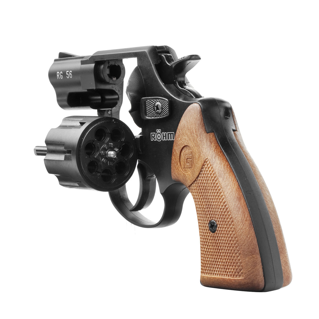 Rhm RG 56 Schreckschuss Revolver 6mm Flobert brniert Bild 3
