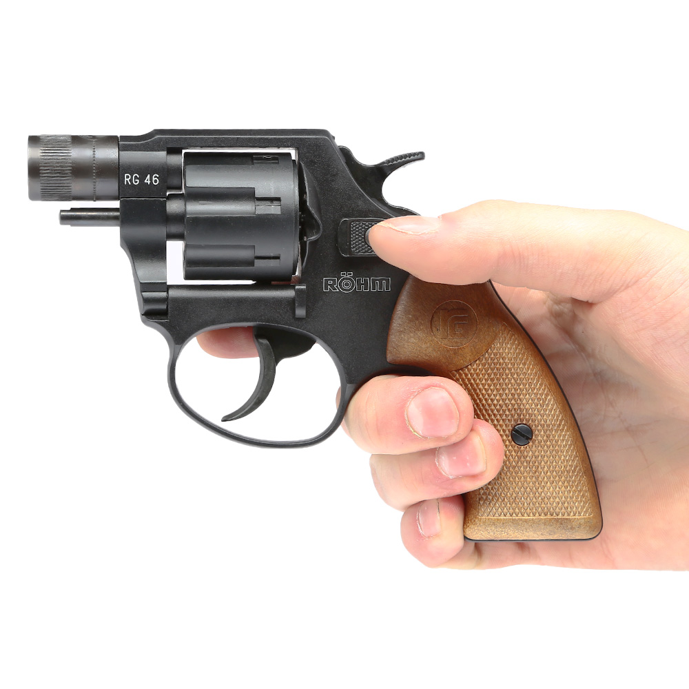 Röhm RG 46 Schreckschuss Revolver 6mm Flobert brüniert Bild 8