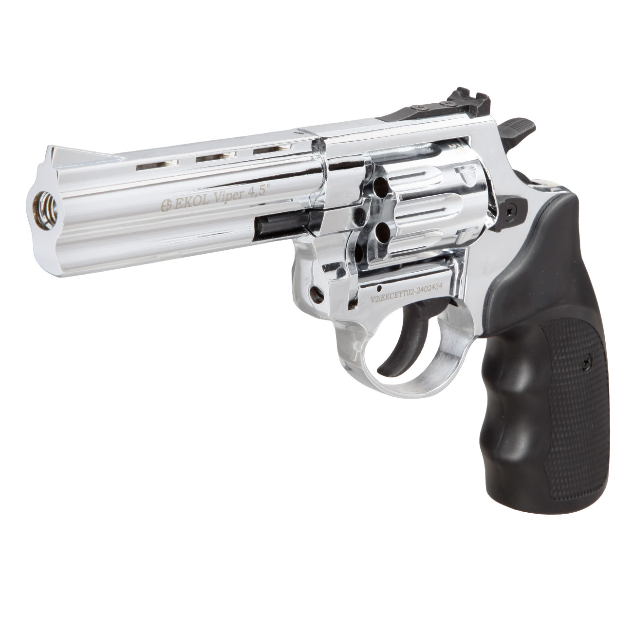 Ekol Schreckschuss Revolver Viper 4,5 Zoll chrom Kal. 9mm R.K. Bild 2