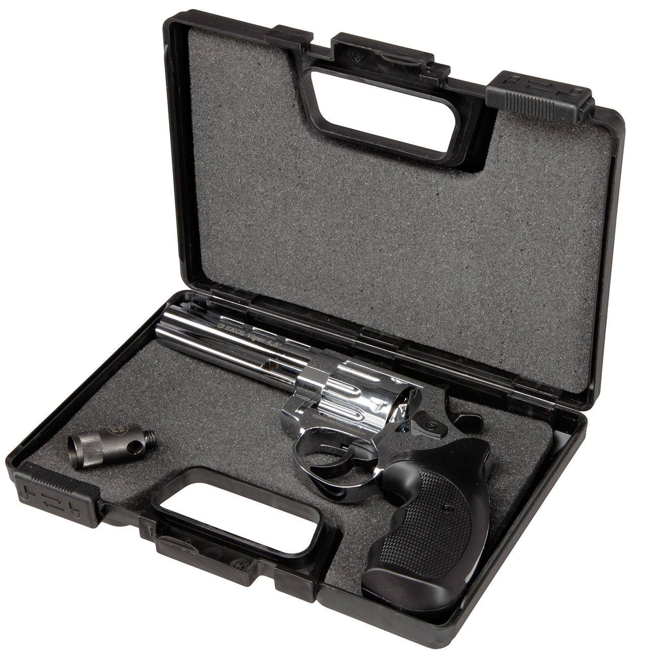 Ekol Schreckschuss Revolver Viper 4,5 Zoll chrom Kal. 9mm R.K. Bild 4