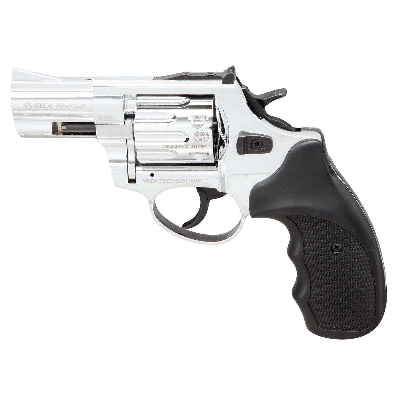 Ekol Viper Compact 2,5 Zoll Schreckschuss-Revolver 9mm R.K. chrom