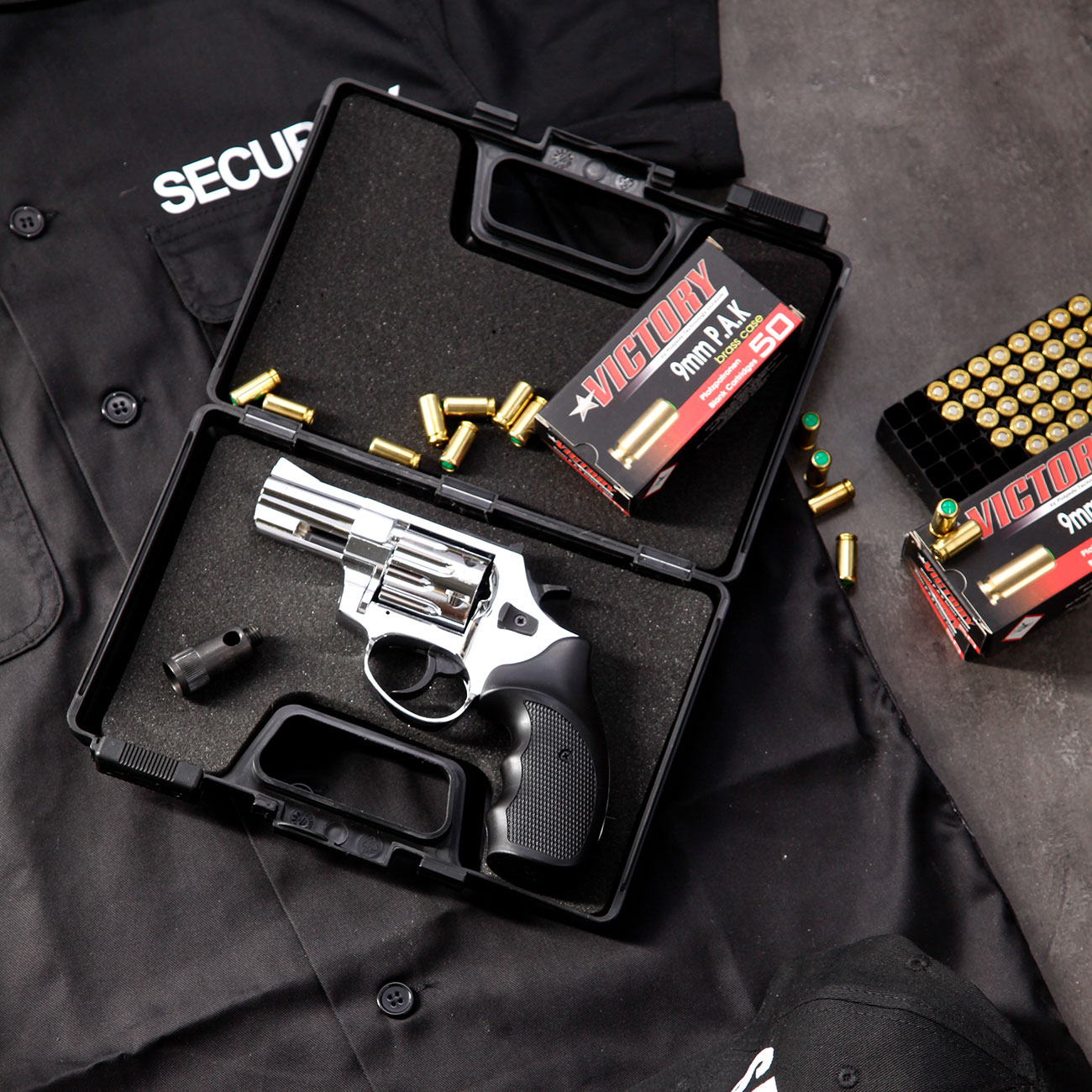 Ekol Viper Compact 2,5 Zoll Schreckschuss-Revolver 9mm R.K. chrom Bild 1