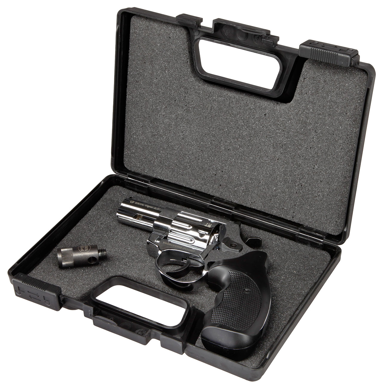 Ekol Viper Compact 2,5 Zoll Schreckschuss-Revolver 9mm R.K. chrom Bild 4