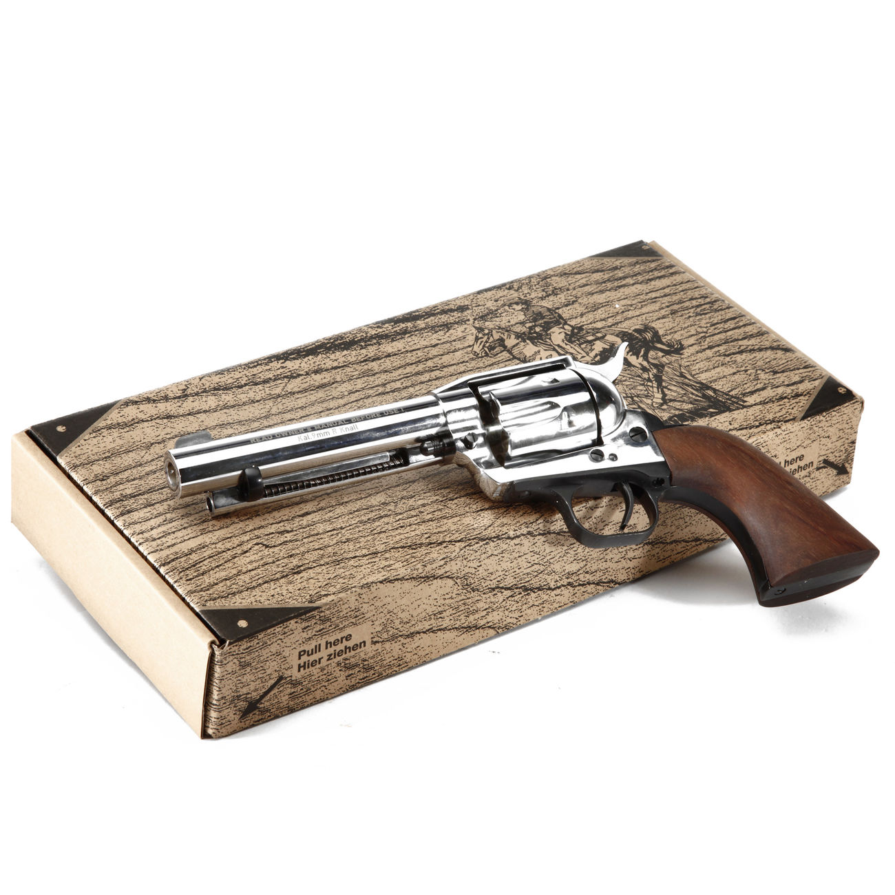 Weihrauch HW Western Single Action 5 1/4 Schreckschuss Revolver 9mm R.K