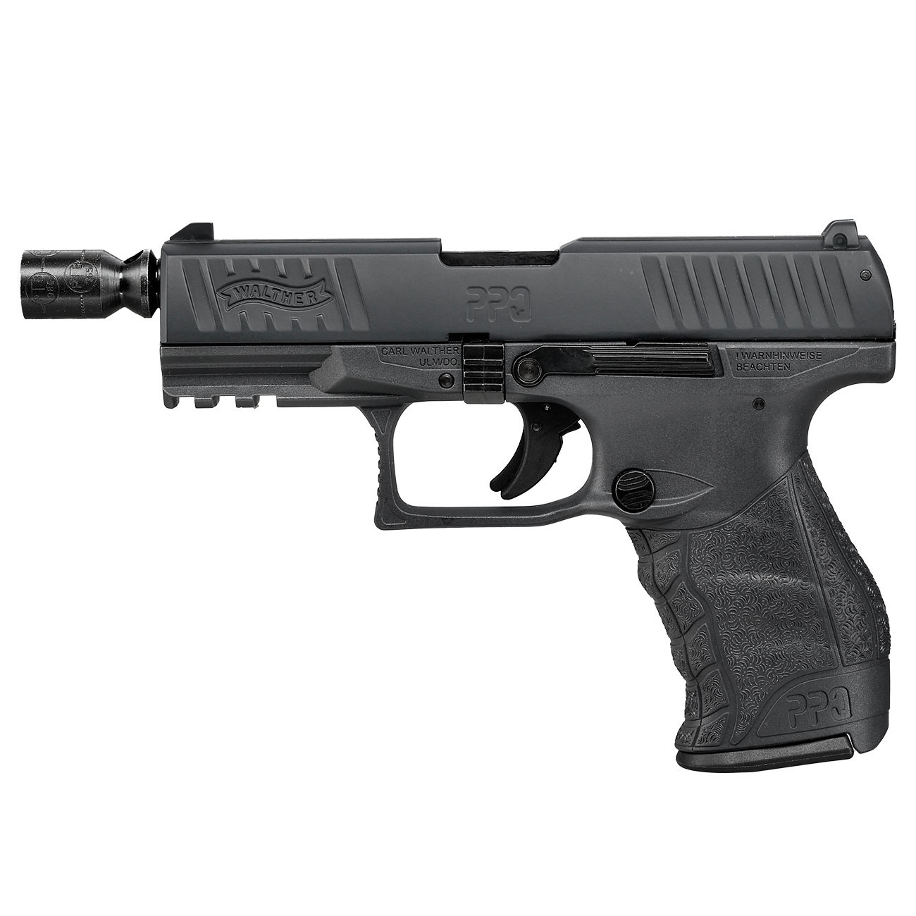 Walther PPQ M2 Schreckschuss Pistole 9mm P.A.K. schwarz inkl. Walther Platzpatronen Bild 10