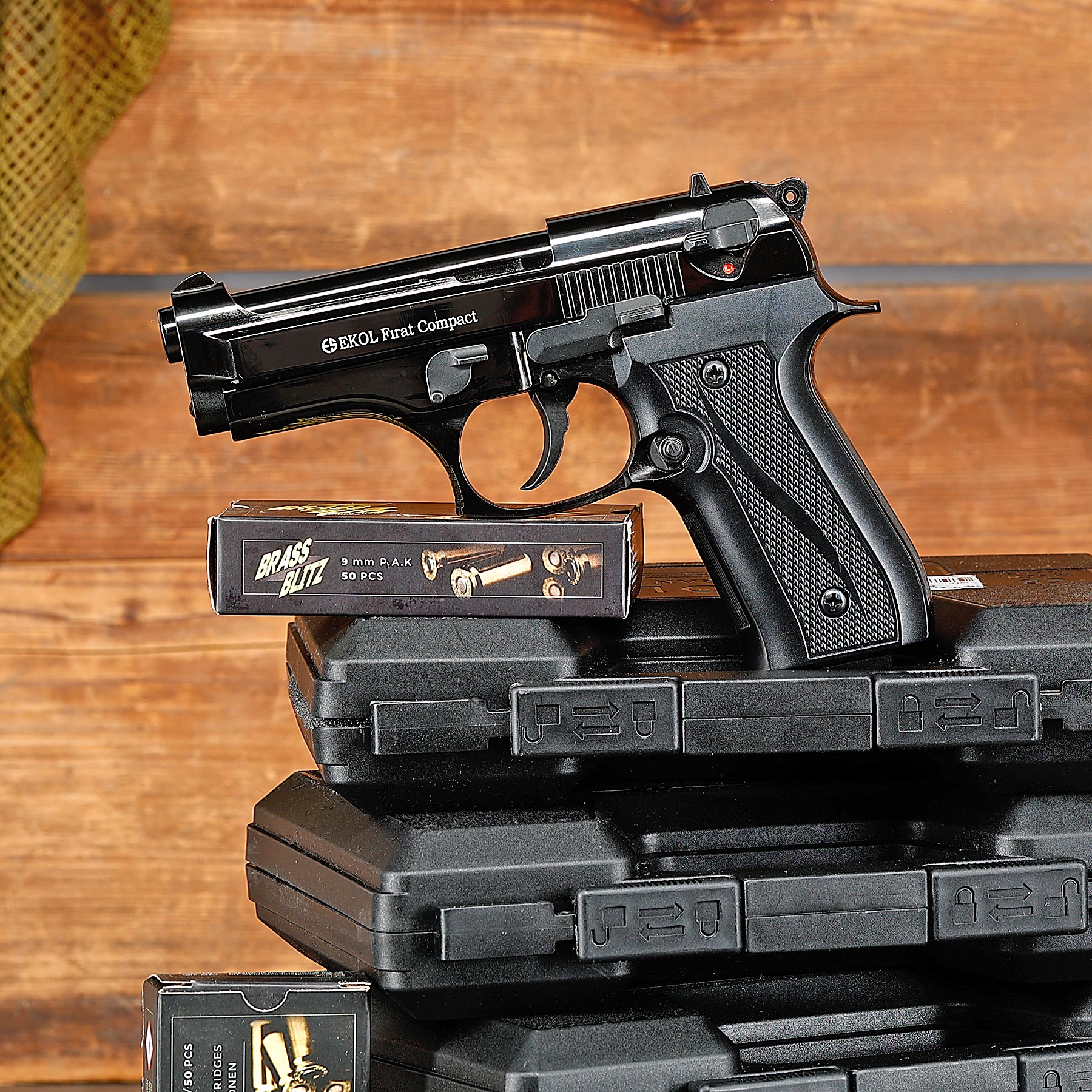 Ekol Firat Compact Schreckschuss Pistole Kal. 9 mm P.A.K. brniert Bild 1