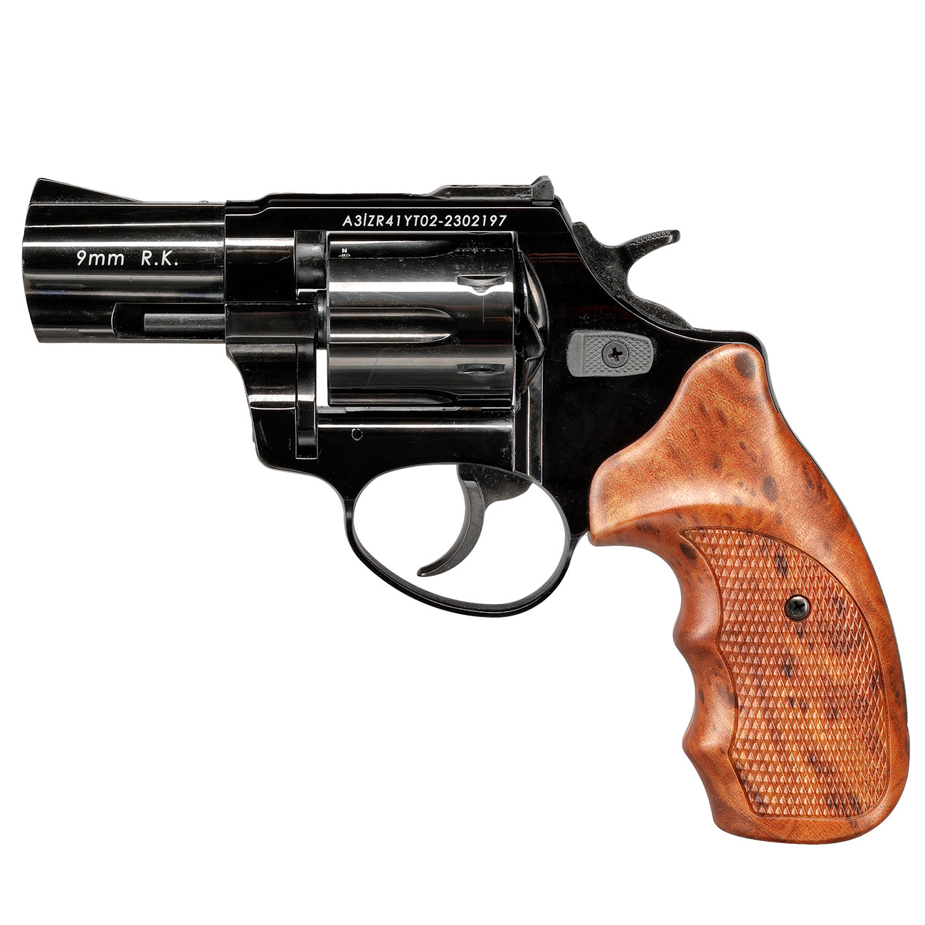 Zoraki R1 2,5 Zoll Schreckschuss-Revolver Kal. 9mm R.K. shiny black