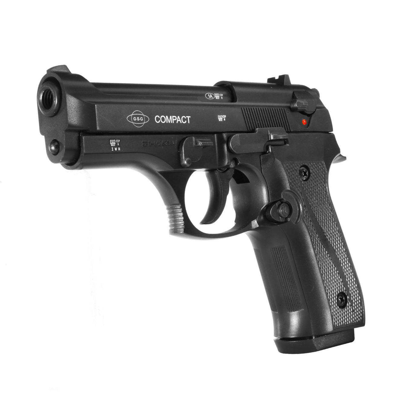 Ekol Firat Compact Schreckschuss Pistole 9mm P.A.K brüniert inkl. 250 Platzpatronen Bild 1