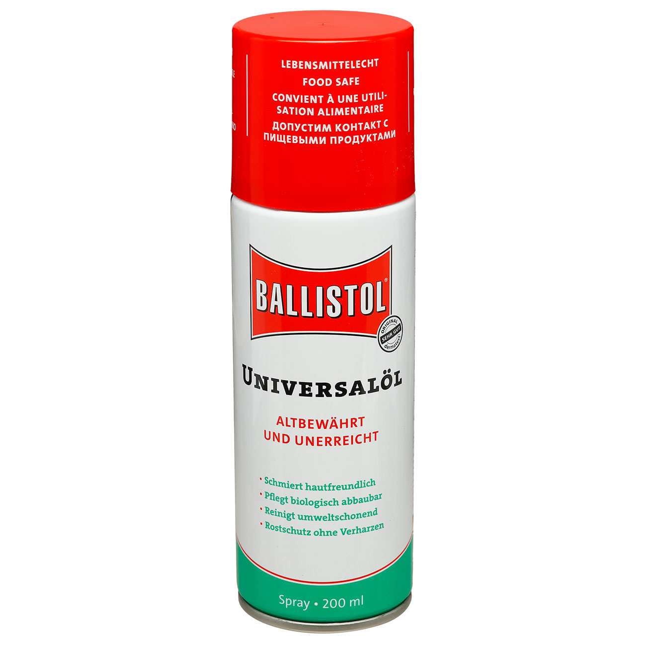 Ballistol Universal�l 200ml Spray mit Spr�hverl�ngerung Bild 2