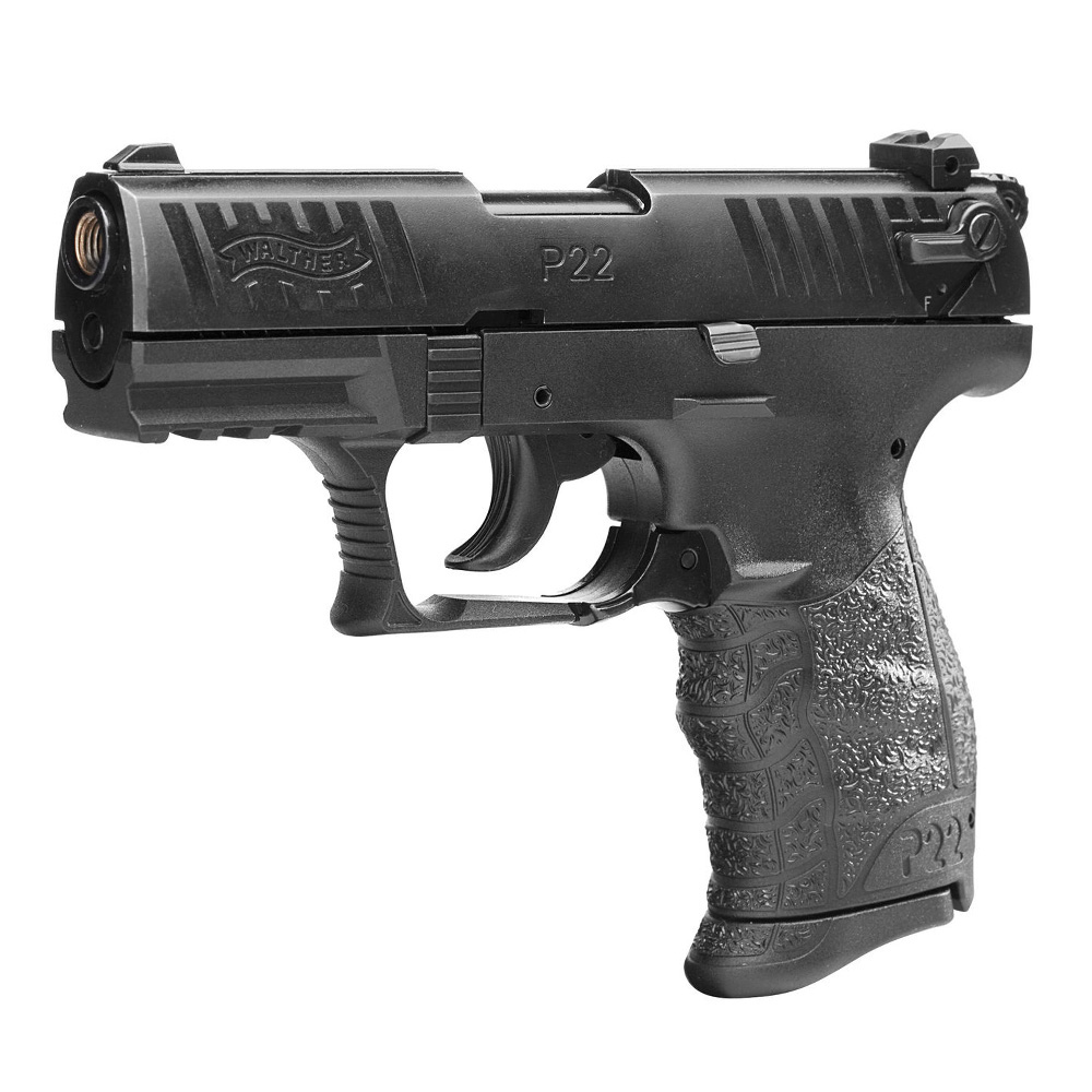 Walther P22Q Schreckschuss Pistole 9mm P.A.K. R2D-Kit inkl. Pfefferspray, Messer, Lampe, Waffenkoffer Bild 1