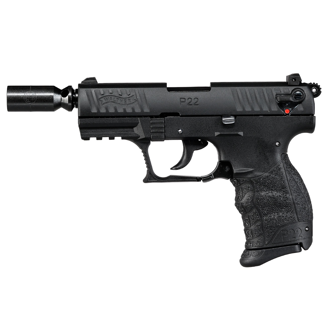 Walther P22Q Schreckschuss Pistole 9mm P.A.K. R2D-Kit inkl. Pfefferspray, Messer, Lampe, Waffenkoffer Bild 7