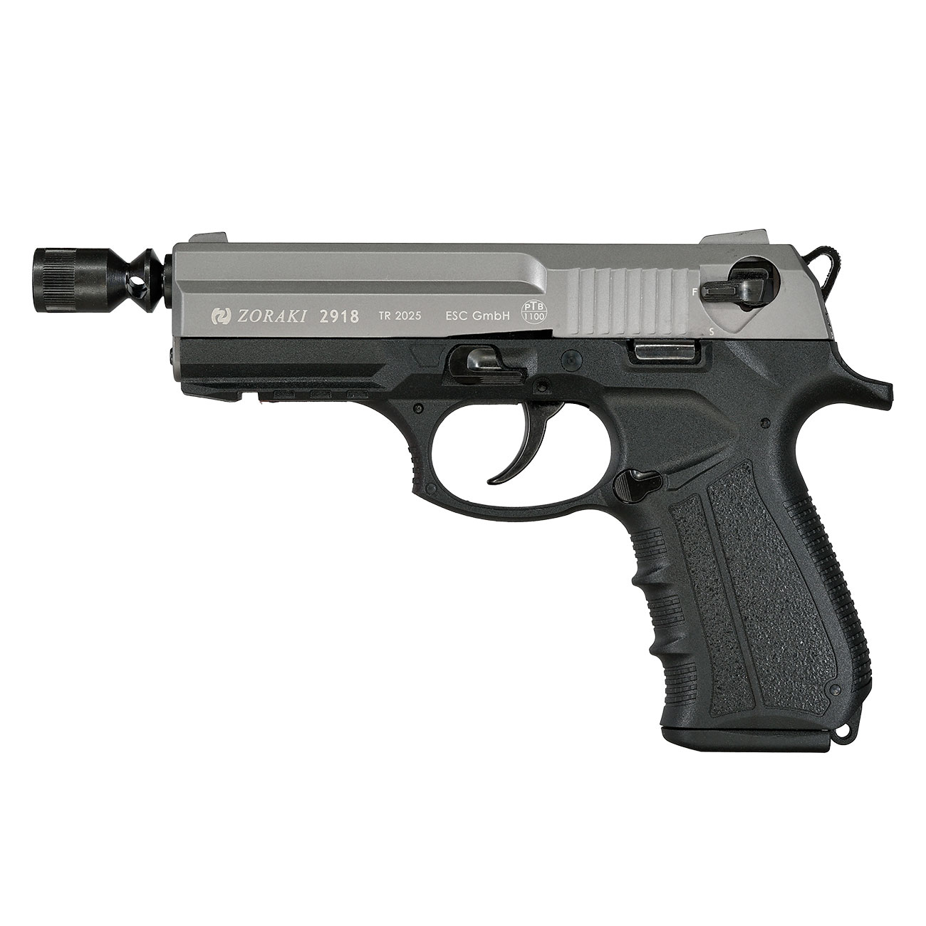 Zoraki 2918 Schreckschusspistole Kal. 9mm P.A.K. titan Bild 10