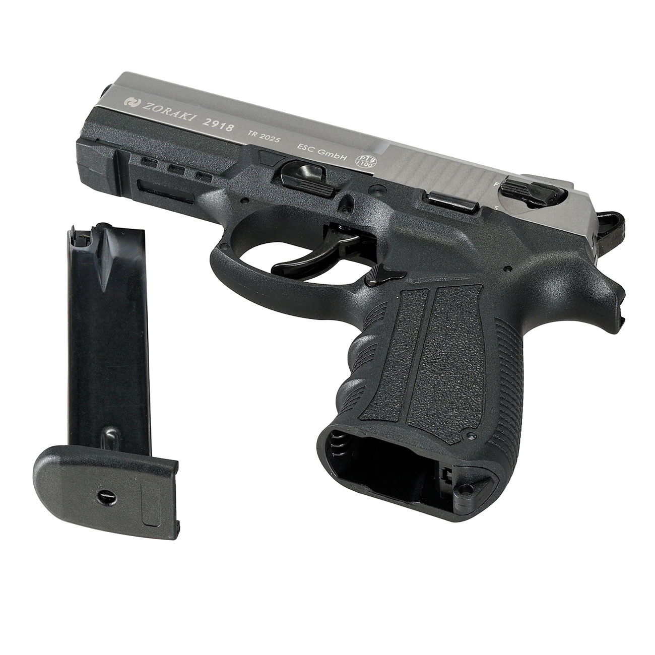 Zoraki 2918 Schreckschusspistole Kal. 9mm P.A.K. titan Bild 6