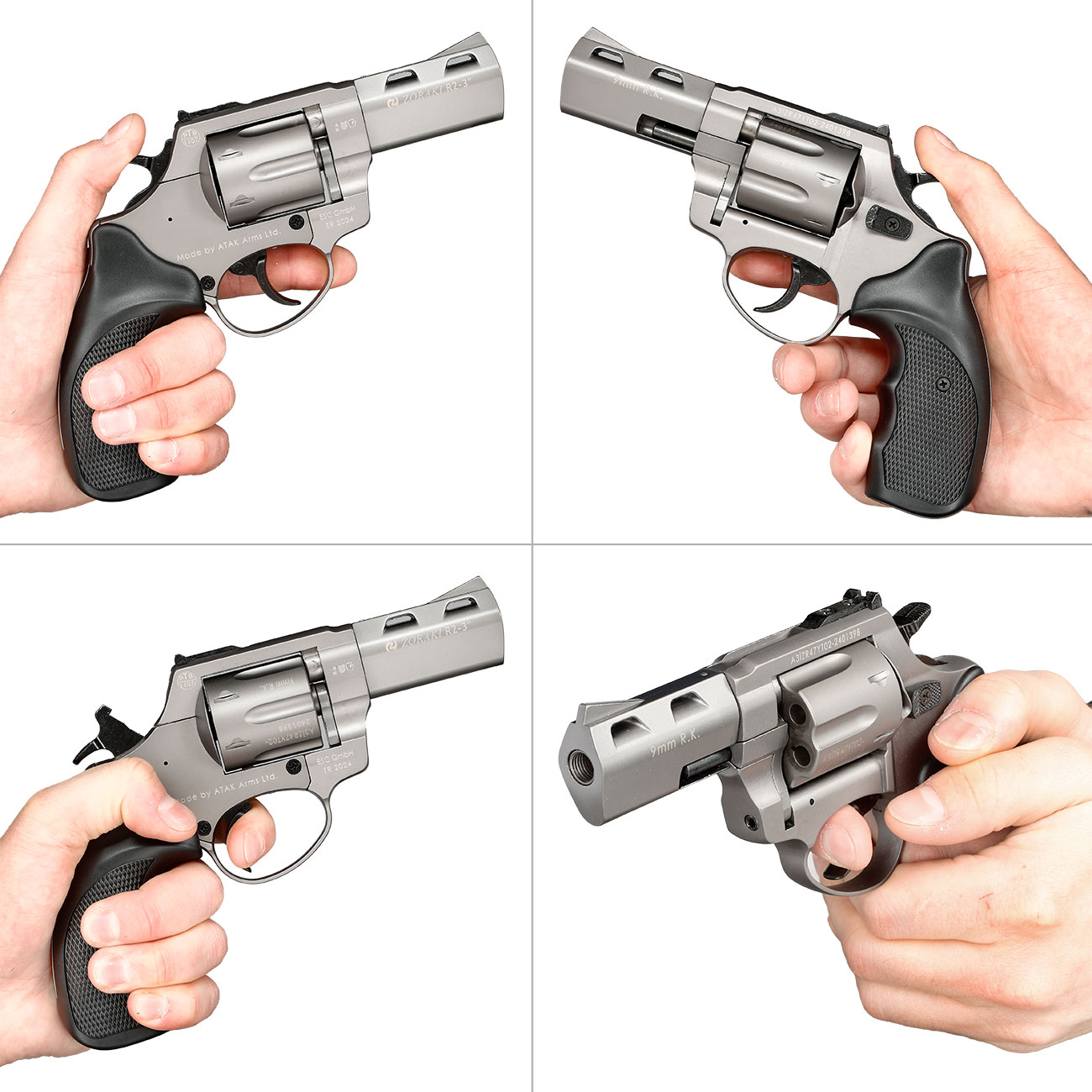 Zoraki R2 3 Zoll Schreckschuss Revolver Kal. 9mm R.K. titan Bild 11