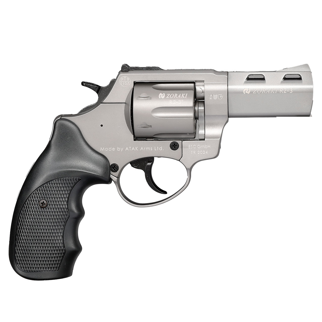 Zoraki R2 3 Zoll Schreckschuss Revolver Kal. 9mm R.K. titan Bild 3