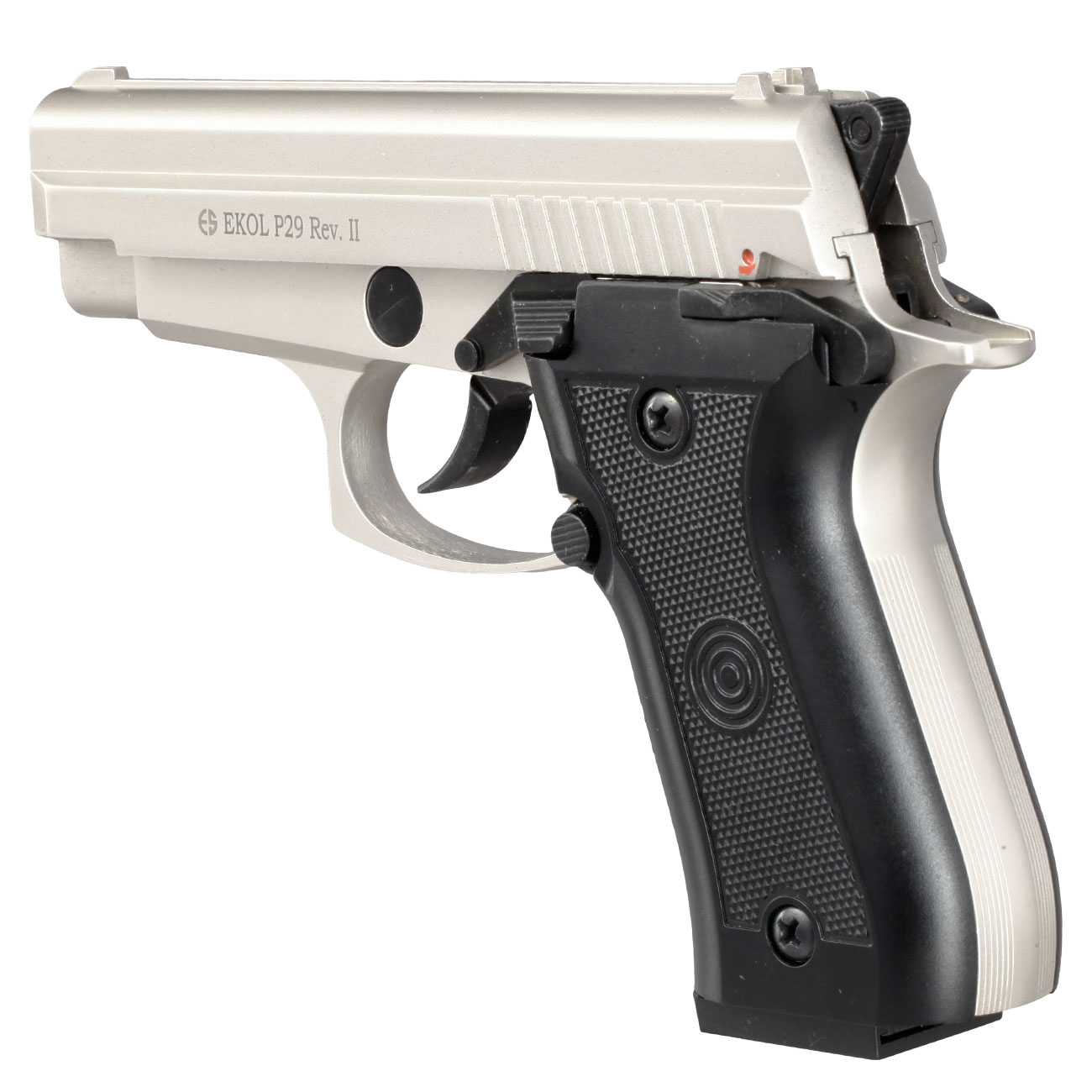 Ekol P29 Rev. II Schreckschuss Pistole Kal. 9 mm P.A.K. vernickelt Bild 7