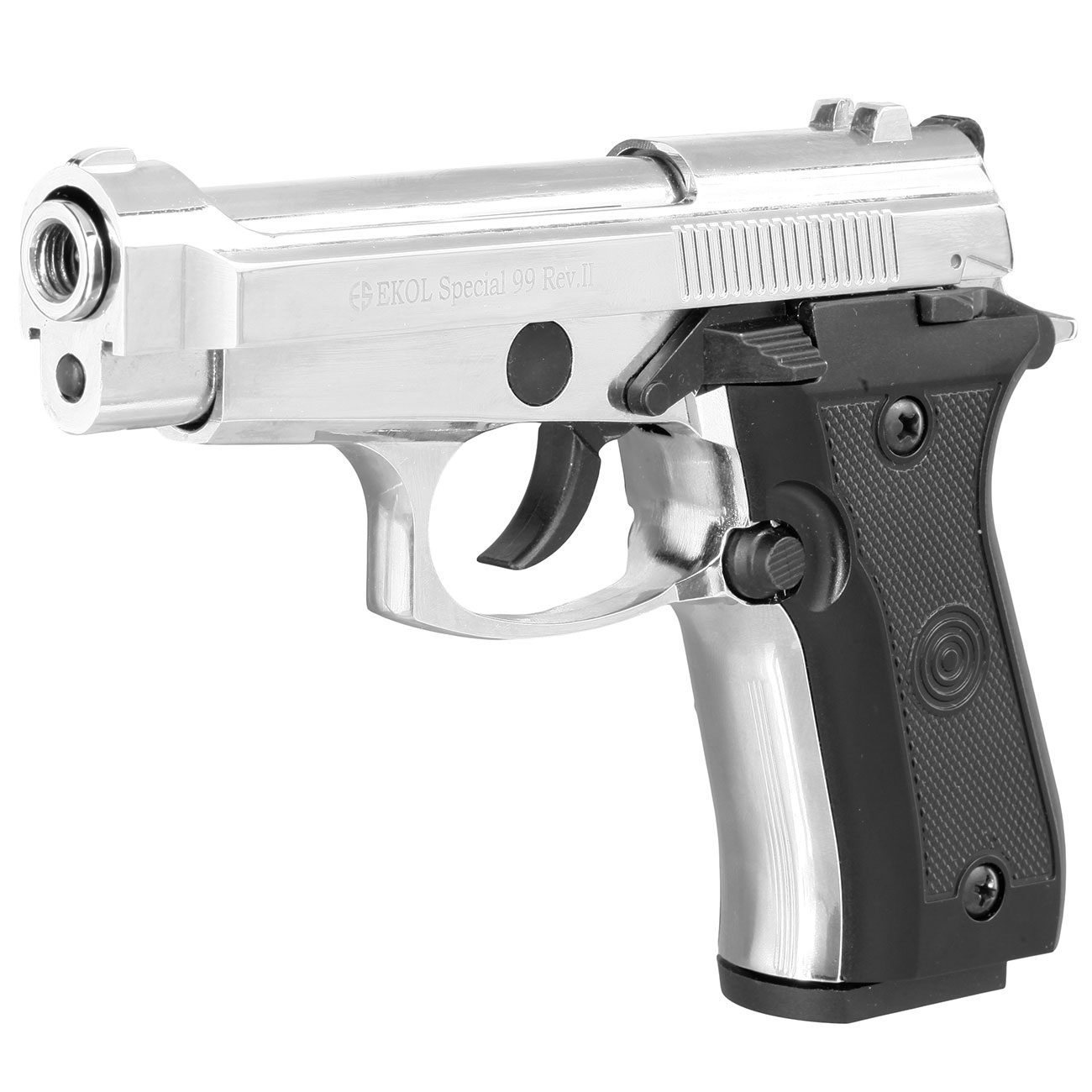 Ekol Special 99 Rev. II Schreckschuss Pistole Kal. 9 mm P.A.K. verchromt Bild 2