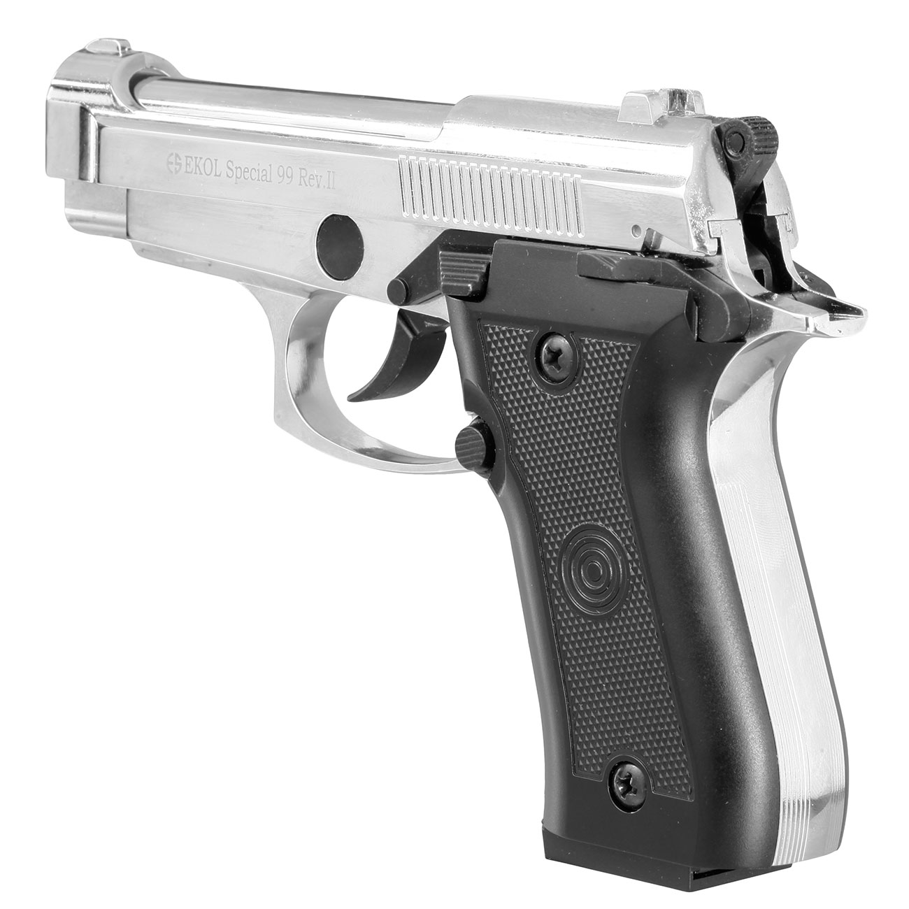 Ekol Special 99 Rev. II Schreckschuss Pistole Kal. 9 mm P.A.K. verchromt Bild 7