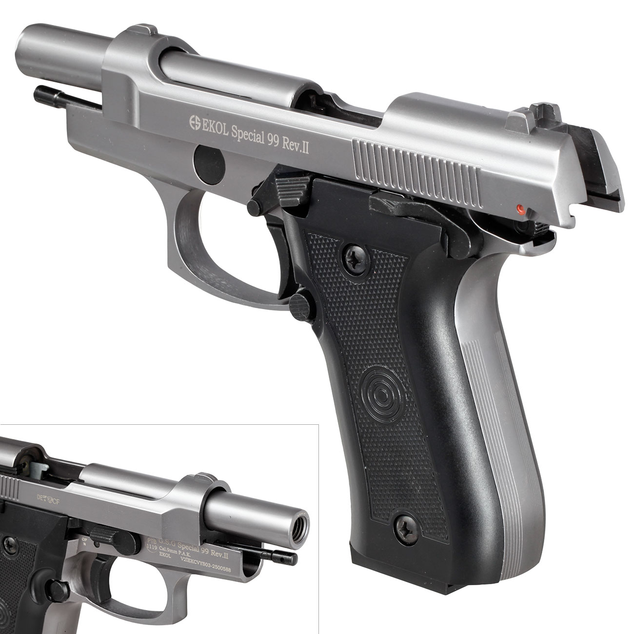 Ekol Special 99 Rev. II Schreckschuss Pistole Kal. 9 mm P.A.K. titan Bild 8