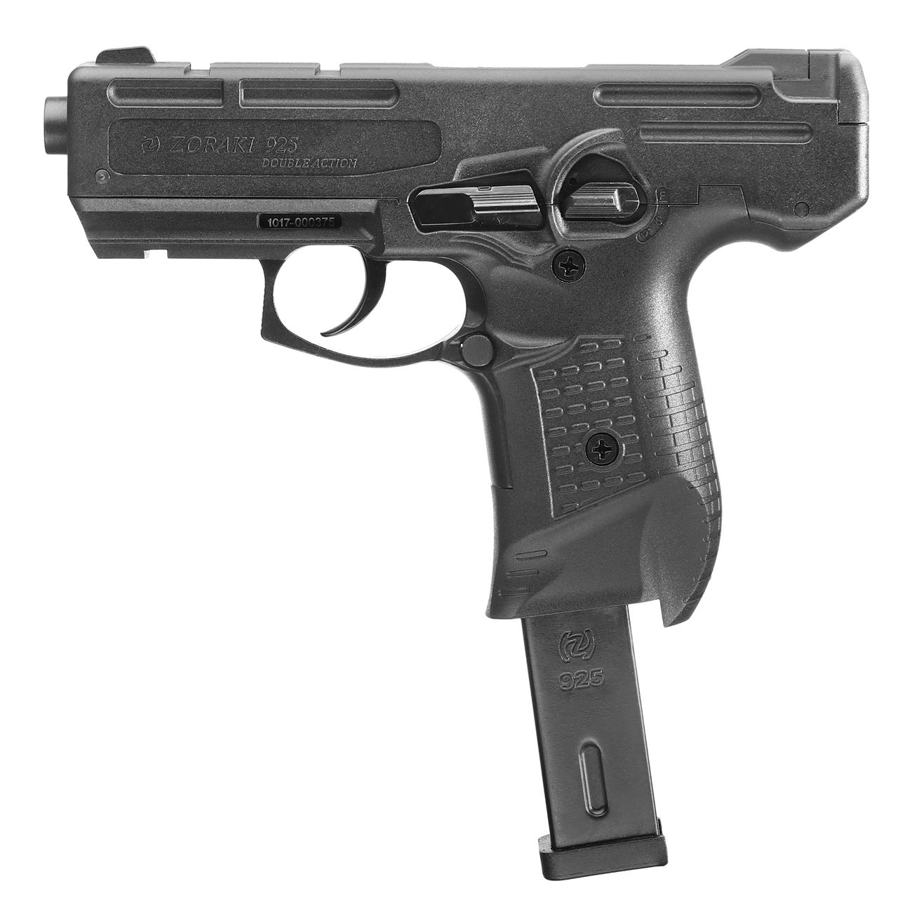 Zoraki 925 Schreckschuss Maschinenpistole 9mm P A K Schwarz Inkl 2 Magazinen U Polymerkoffer Kotte Zeller
