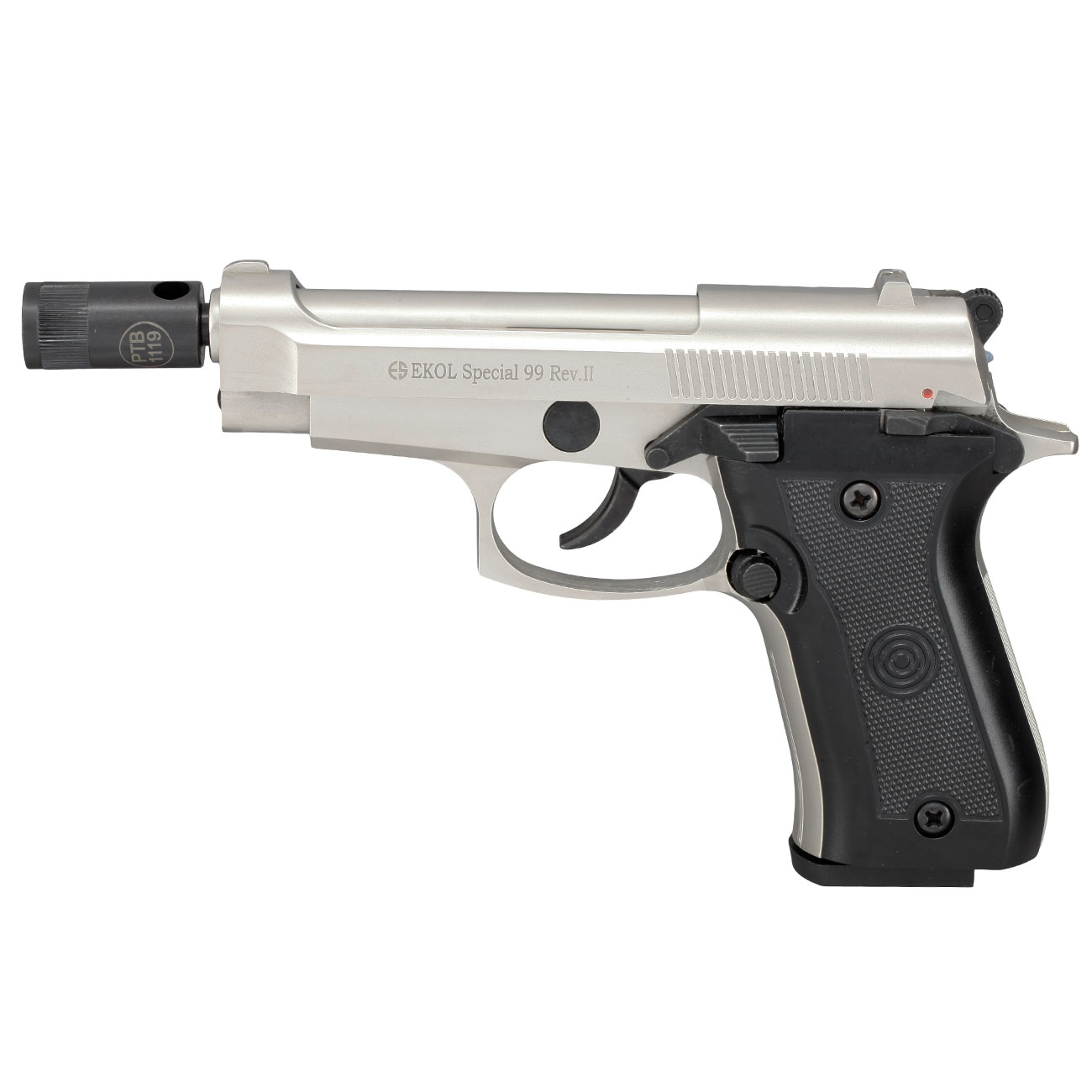 Ekol Special 99 Rev. II Schreckschuss Pistole Kal. 9 mm P.A.K vernickelt Bild 10